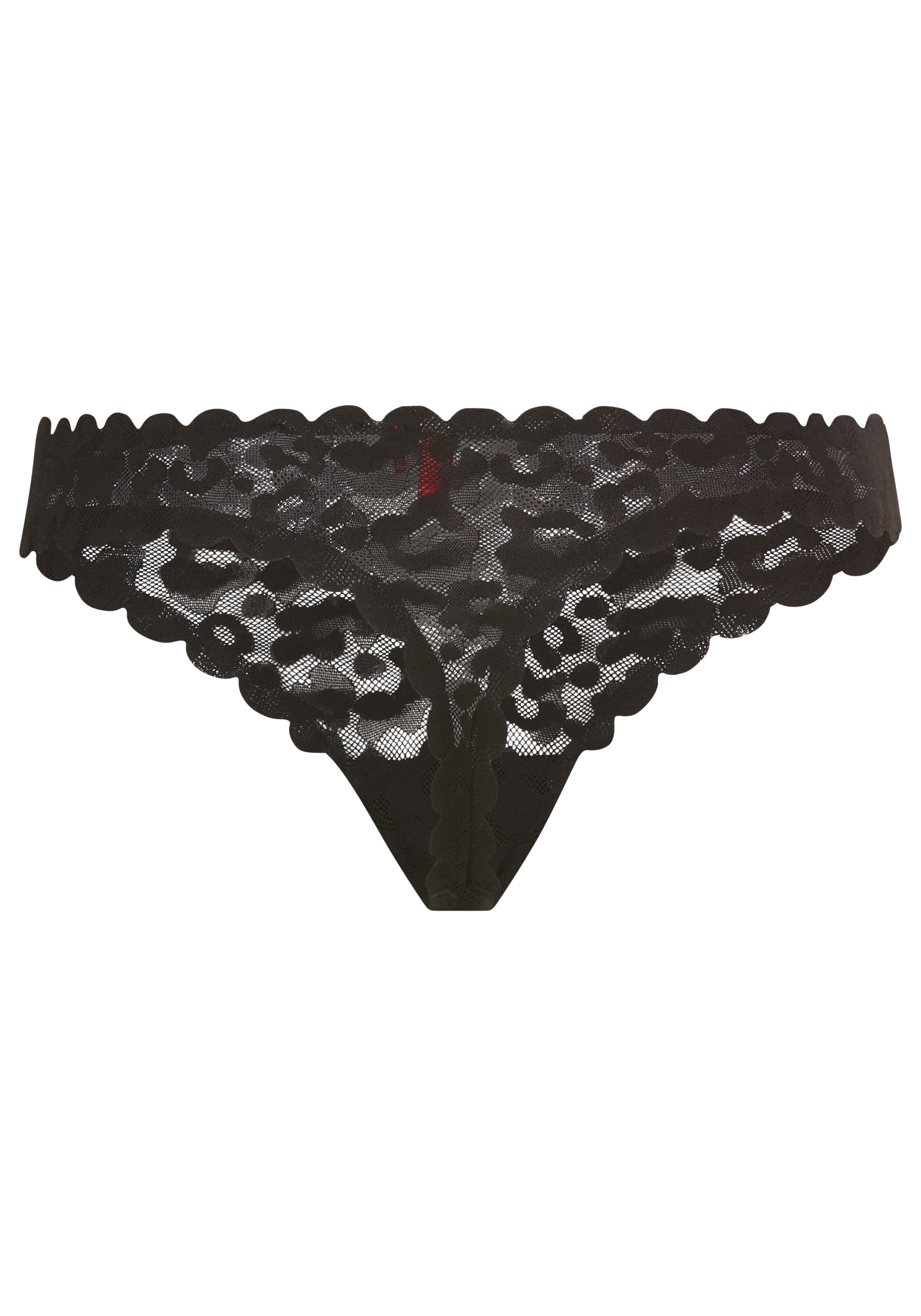 HUGO Underwear Slip »LEO LACE«, aus Leopardenspitze, mit gewellter Kante
