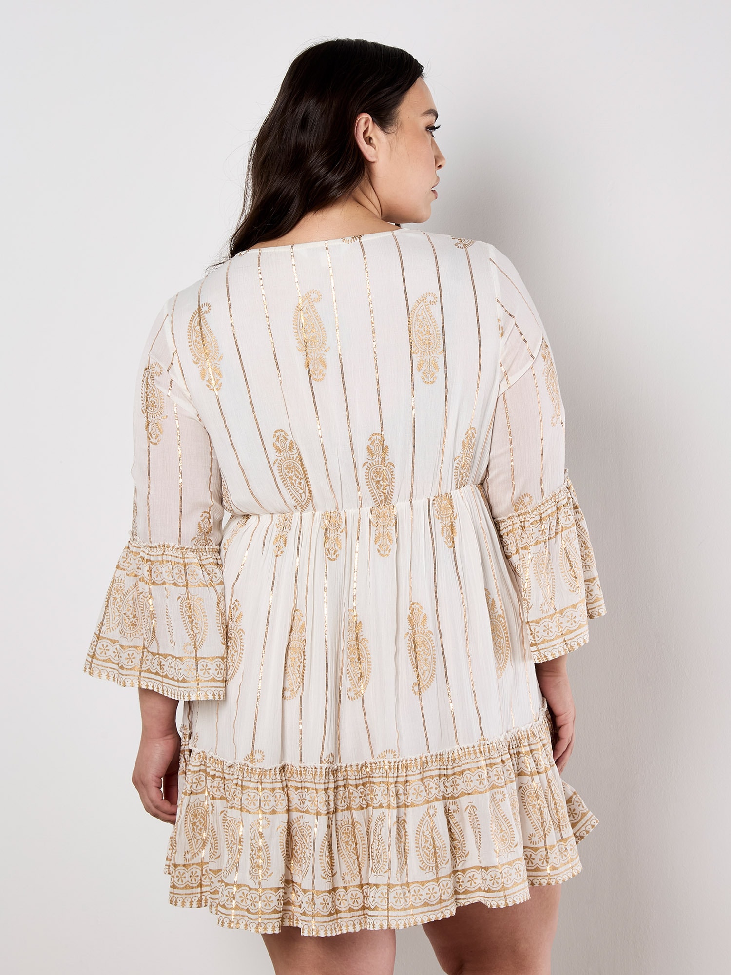 Apricot Minikleid »Paisleymuster Minikleid« im Boho-Style