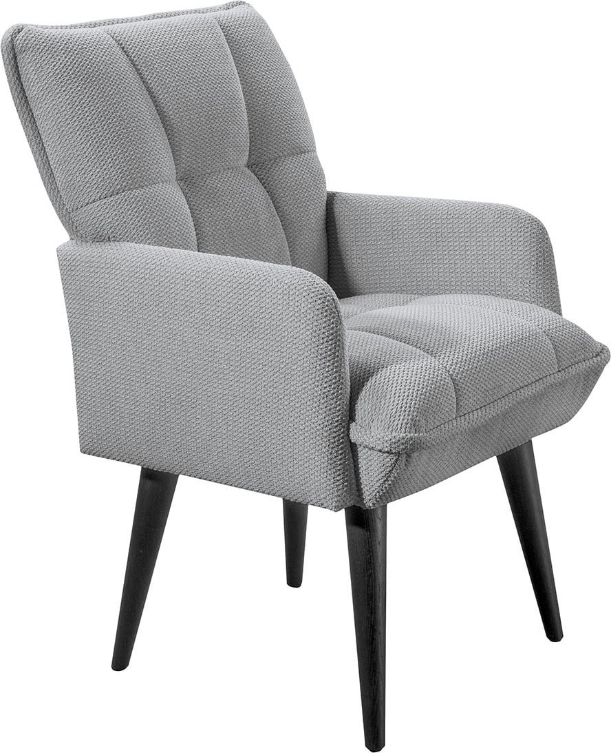 exxpo - sofa fashion Esszimmerstuhl »Mocca« () Armlehnenstuhl, bequem gepolstert