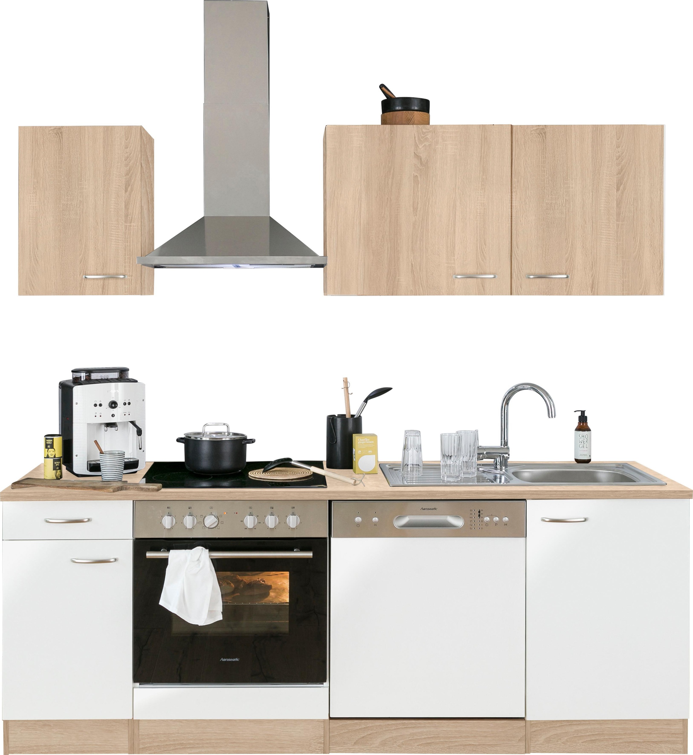 OPTIFIT Küchenzeile »Parare«, ohne E-Geräte, Breite 210 cm