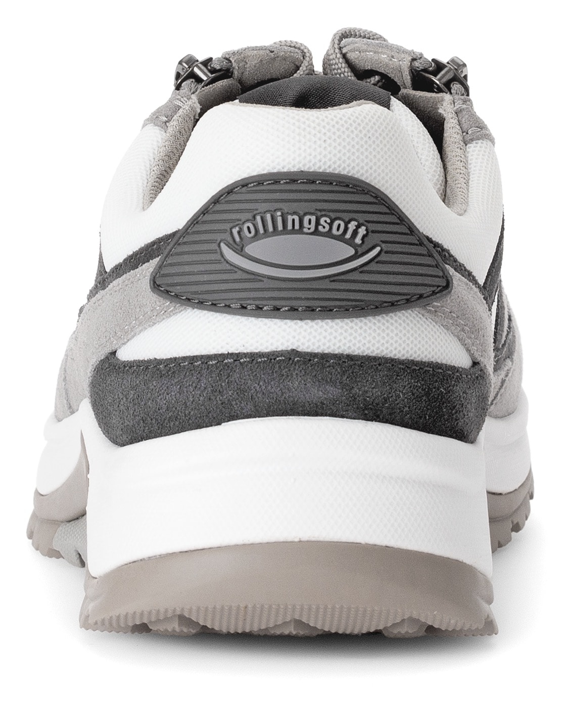 Gabor Rollingsoft Keilsneaker, Schnürschuh, Halbschuh, Freizeitschuh, Außenreißverschluss, G-Weite