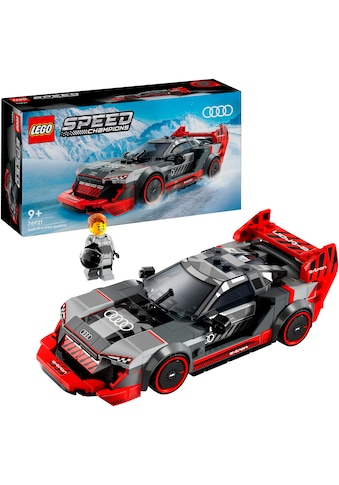 Konstruktionsspielsteine »Audi S1 e-tron quattro Rennwagen (76921), LEGO® Speed...