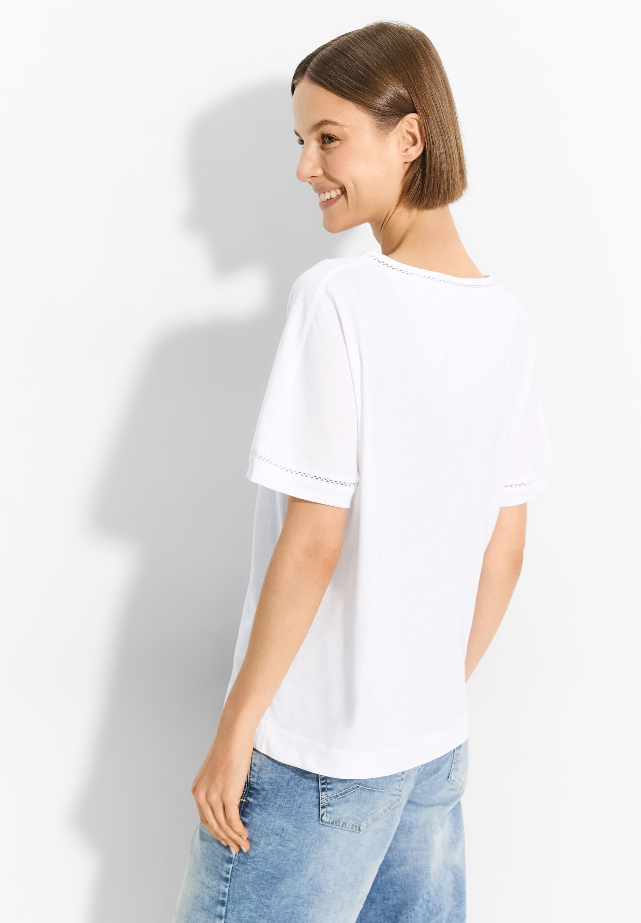 Cecil T-Shirt, mit V-Ausschnitt