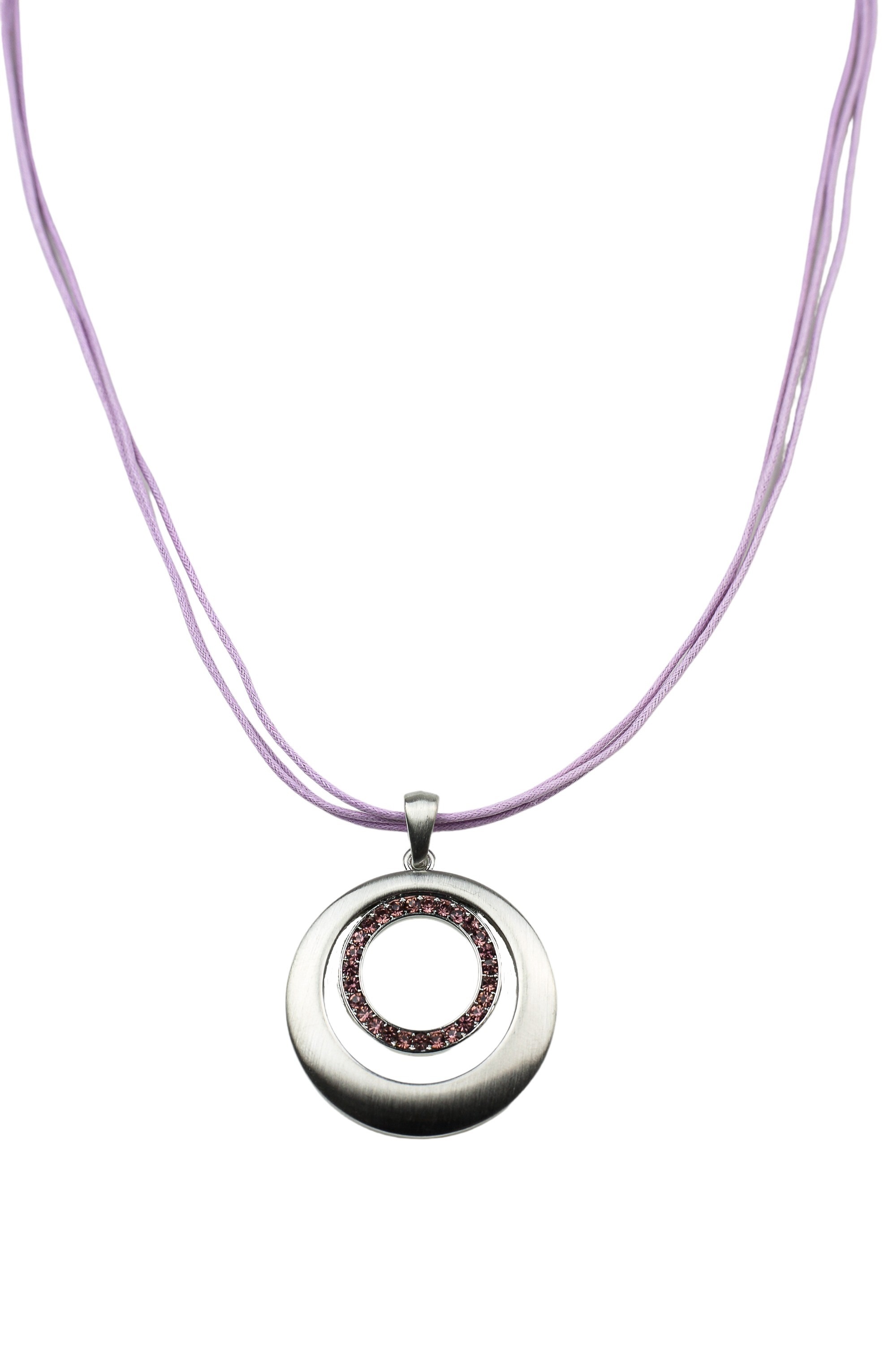 COLLEZIONE ALESSANDRO Kette mit Anhänger »Chania« mit kleinen Glassteinen