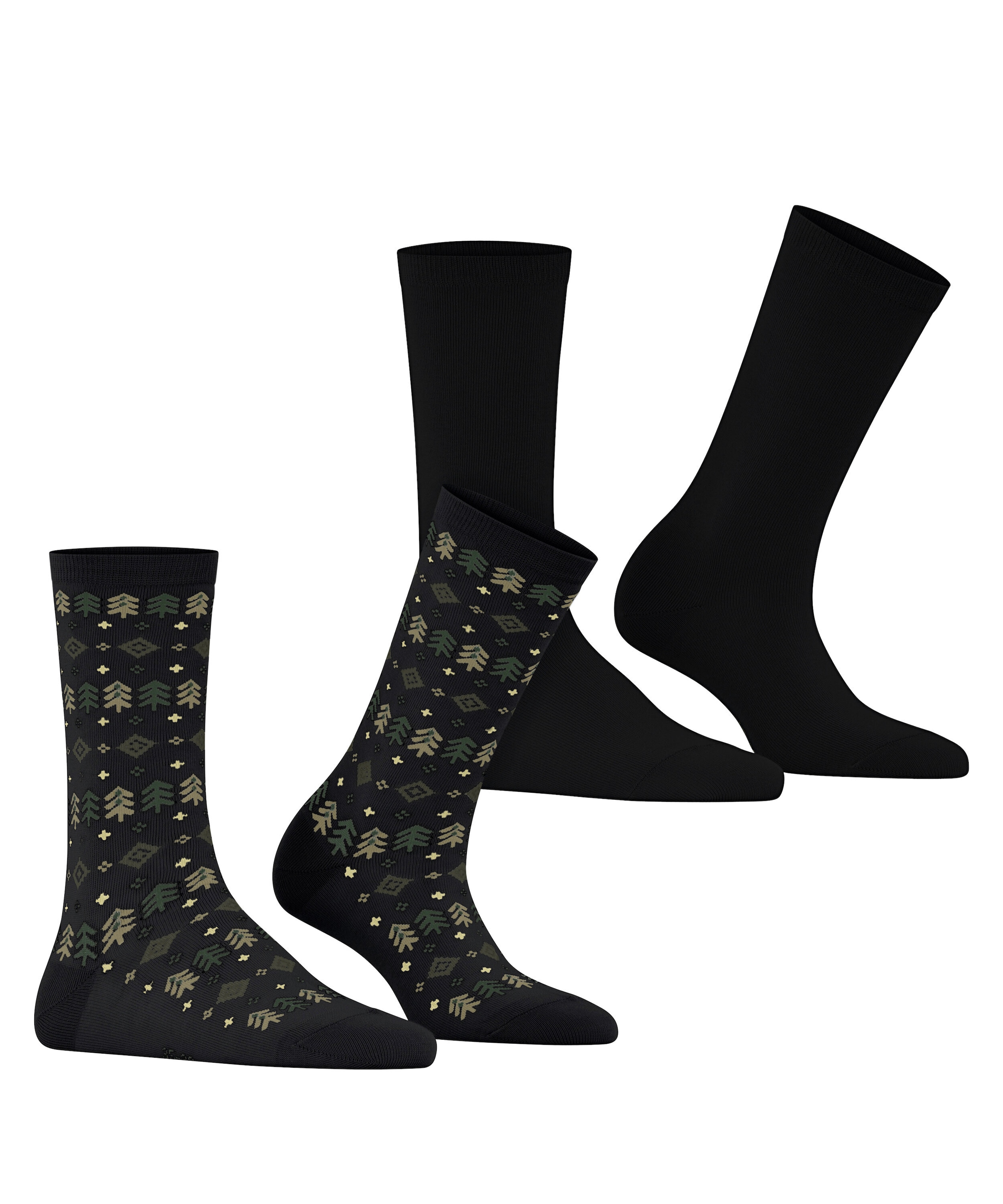 Esprit Socken »Frosty Trees 2-Pack« 2 Stk. tlg.