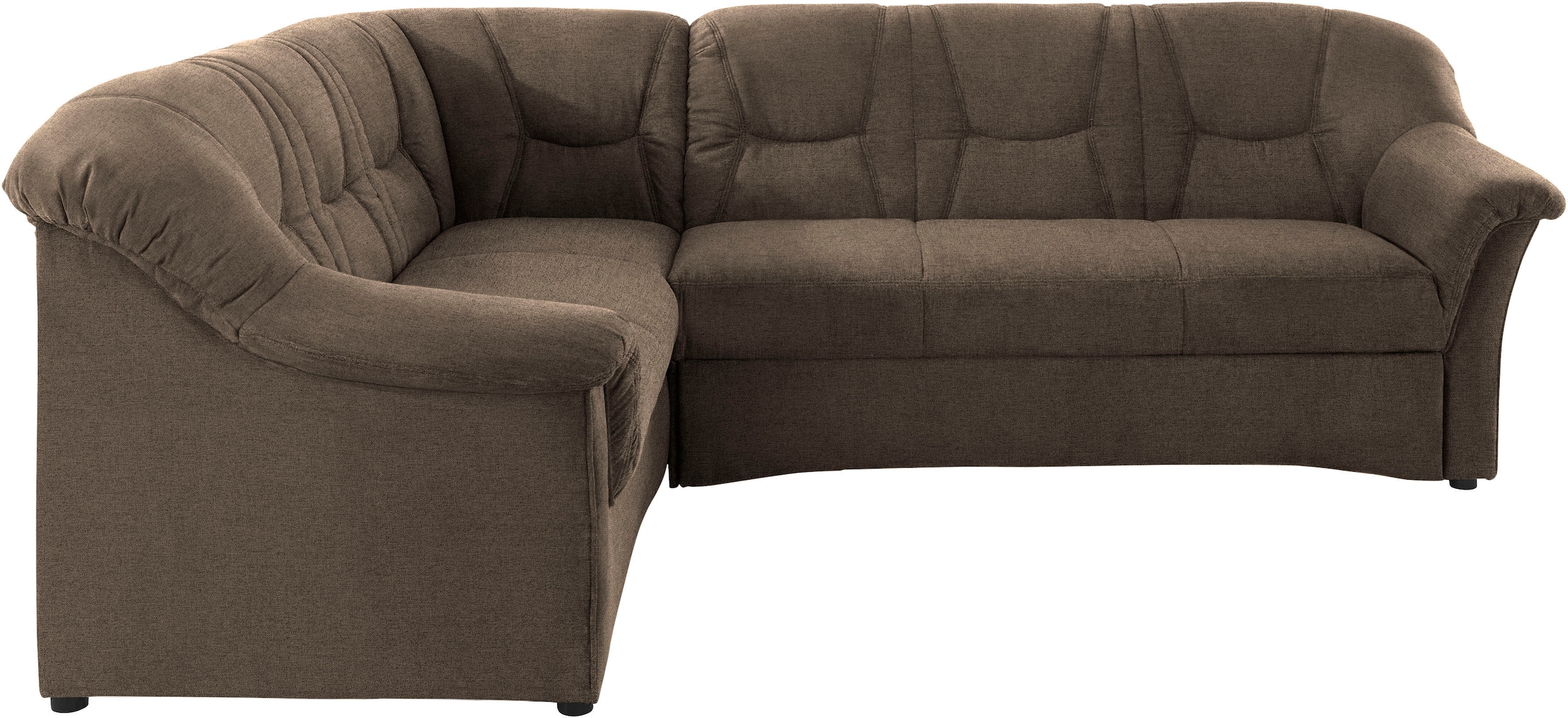 DOMO collection Ecksofa »Sarafina L-Form«, wahlweise mit Bettfunktion, optional mit Federkern