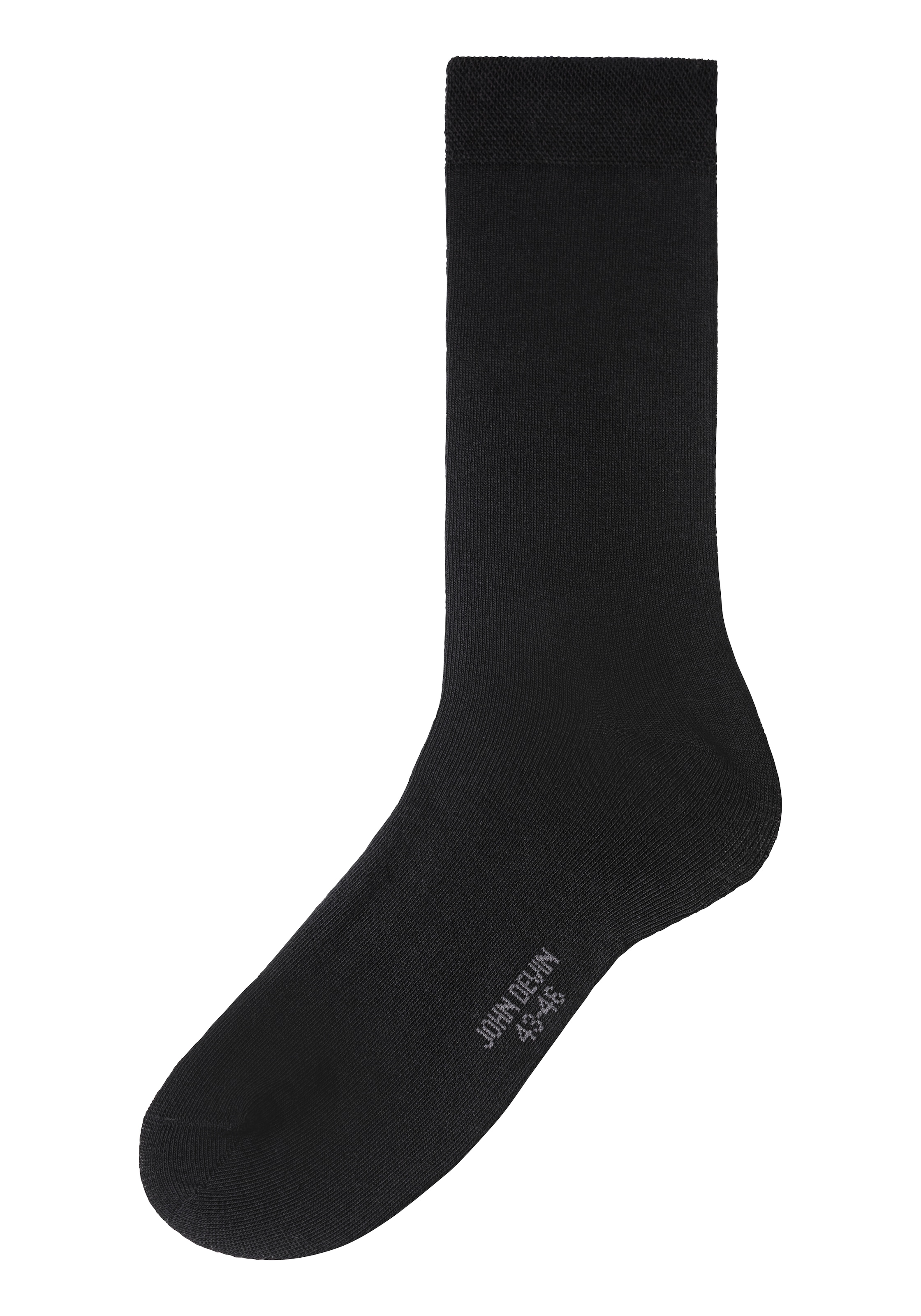 John Devin Businesssocken, (Packung, 3 Paar), mit längerer Schaftlänge, verpackt in einer Box