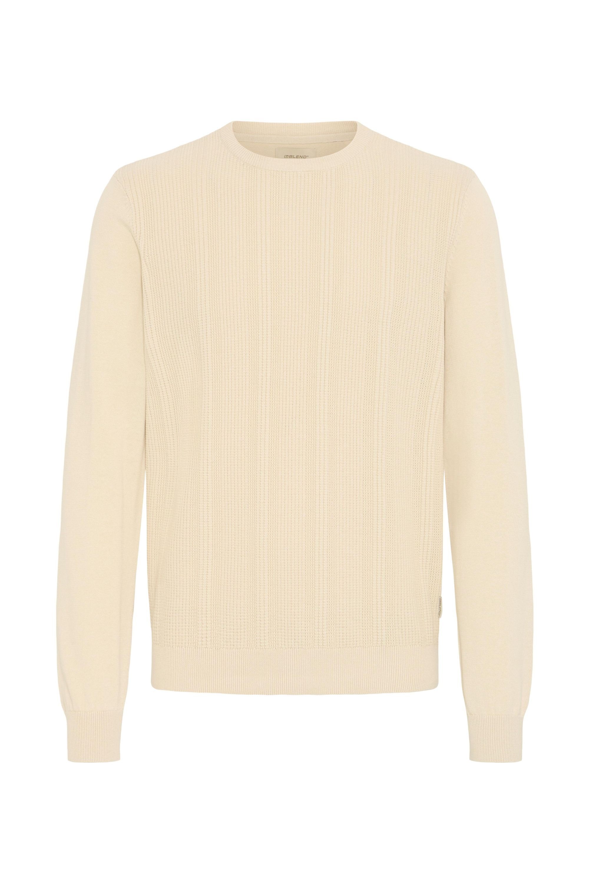 Blend Strickpullover "BHBaron" Bequemer Feinstrick-Pullover mit strukturier günstig online kaufen