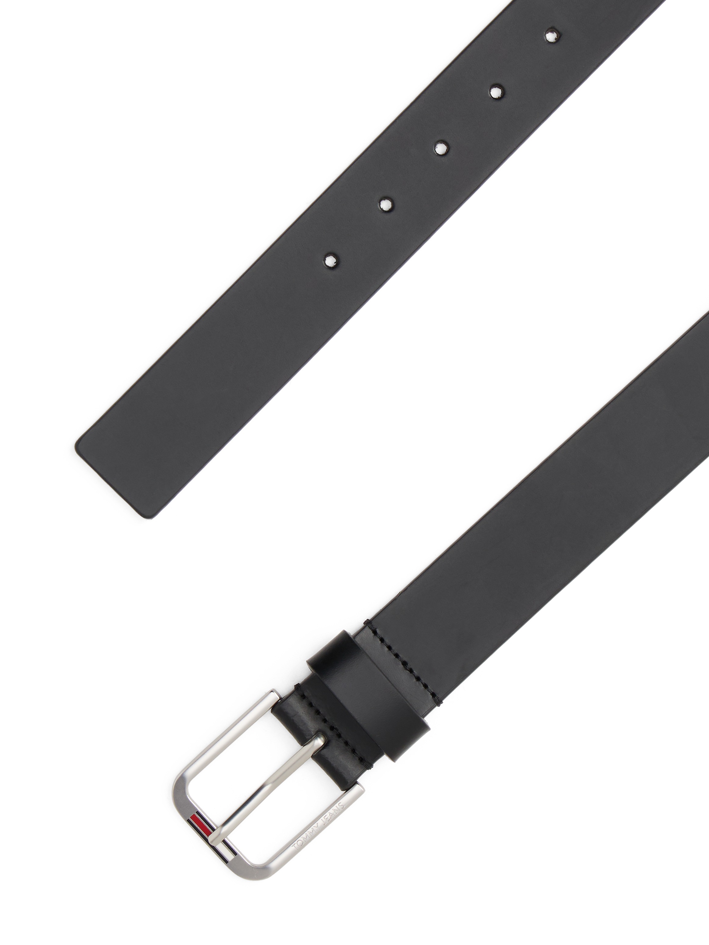 Tommy Jeans Ledergürtel »TJM AUSTIN«, 3,5 cm, glattes Finish, quadratische Schnalle