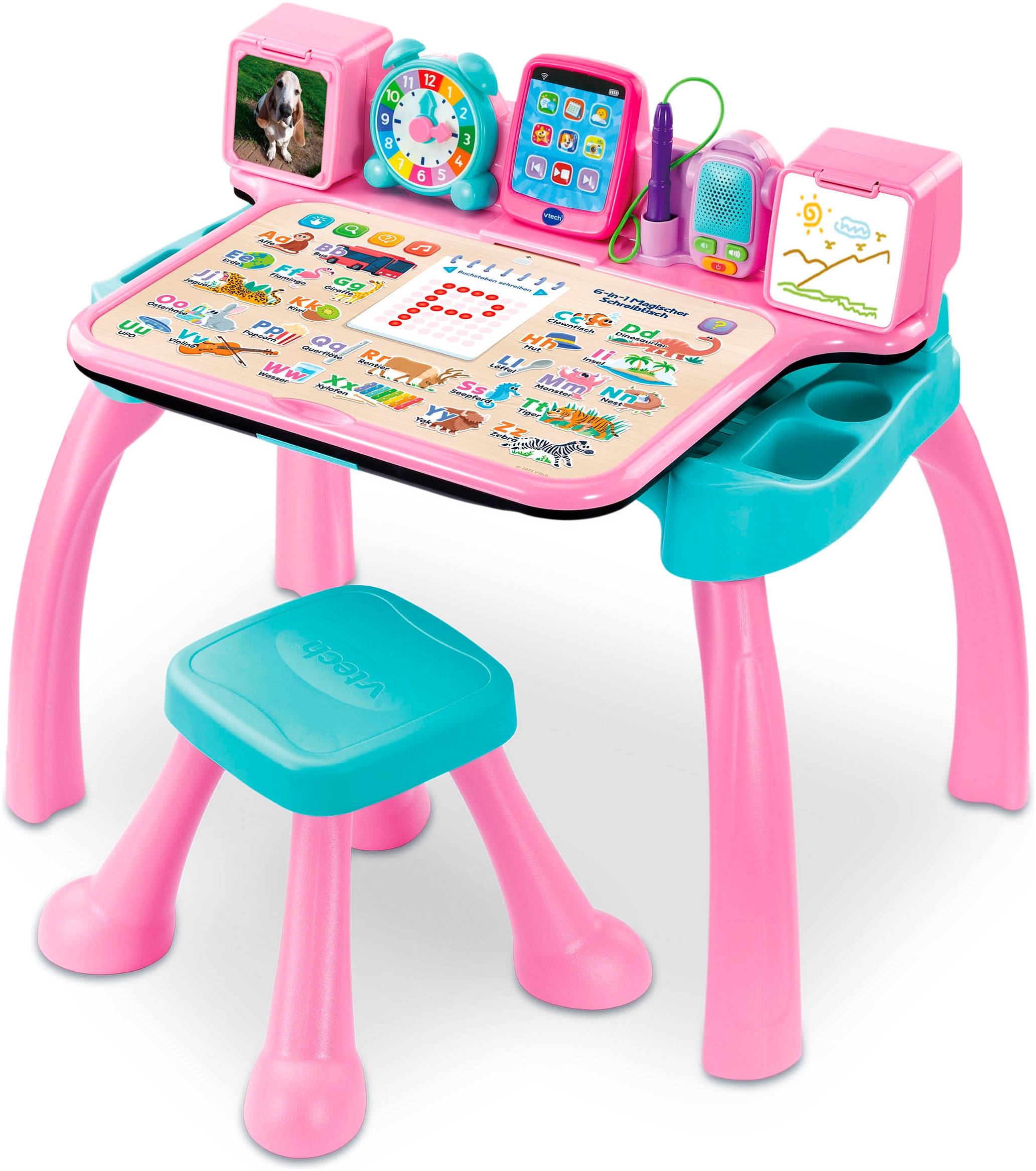 Vtech® Spieltisch »6-in-1 Magischer Schreibtisch«, mit Licht und Sound