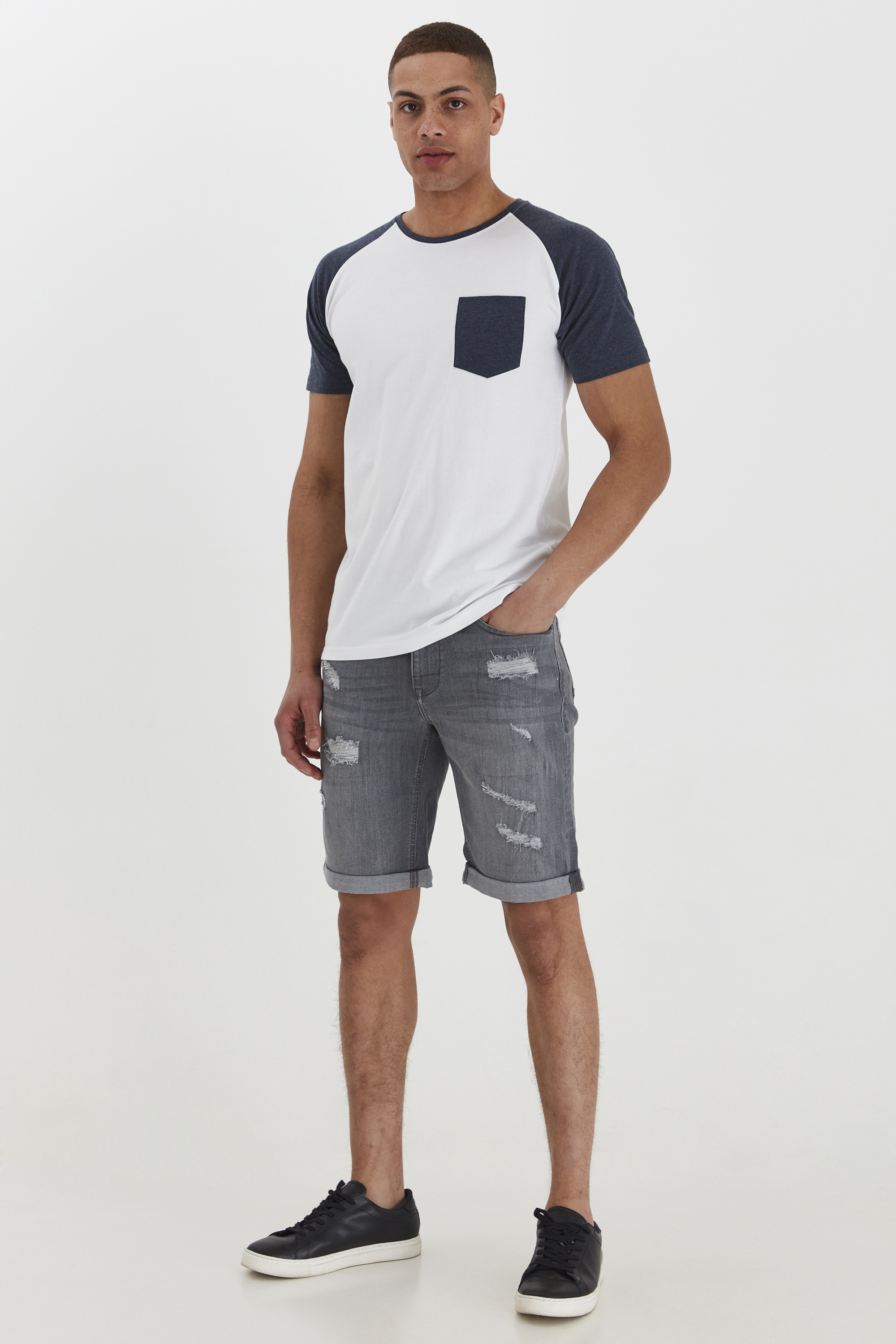 Blend BHDeniz Denim Shorts Grey XL 4