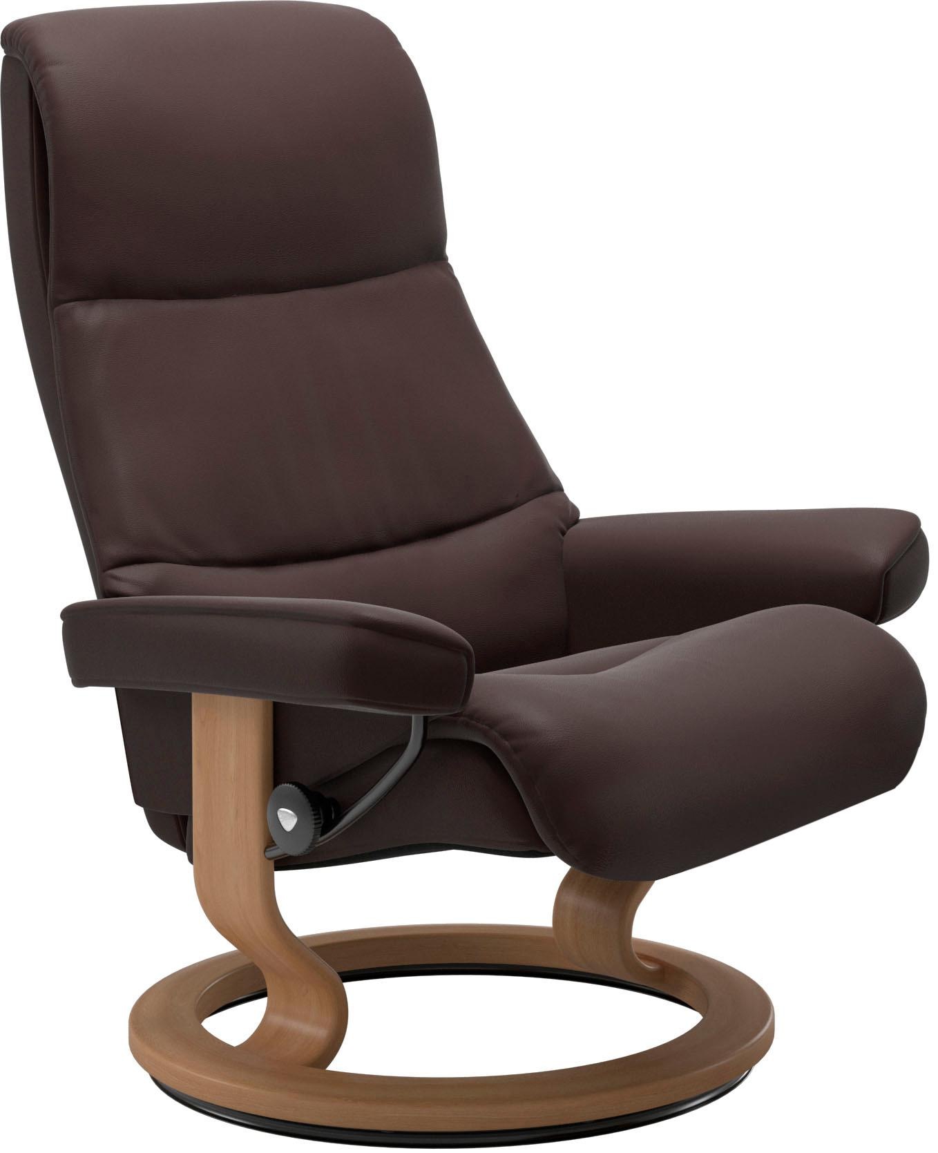 Stressless Relaxsessel "View" Set, Relaxsessel mit Hocker, mit Classic Base günstig online kaufen