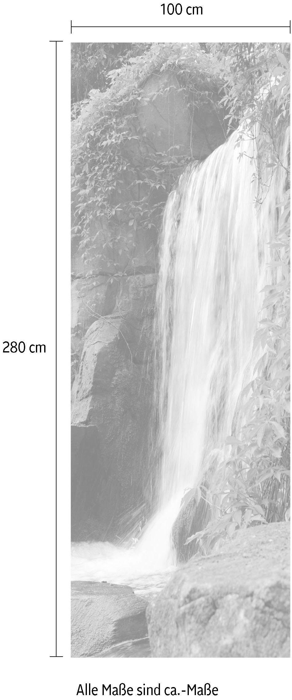 Komar Vliestapete »Digitaldruck Vlies -  Swoosh - Größe 100 x 280 cm« bedruckt glatt Wohnzimmer, Schlafzimmer