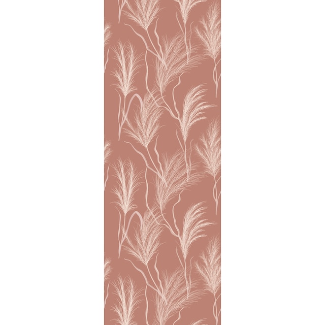 queence Vinyltapete »Gräser«, natürlich, Selbstklebende Tapete 90x250cm mit herbstlichem  Motiv bestellen | BAUR