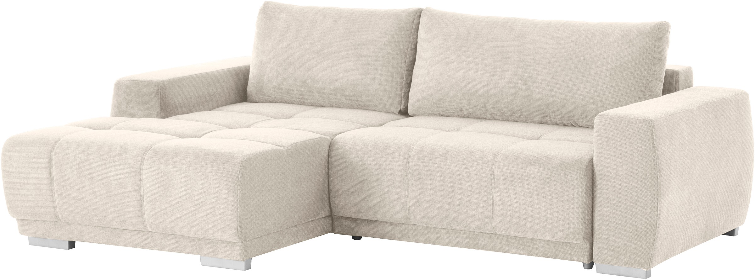 Thumbnail - INOSIGN Ecksofa "Bolero L-Form" wahlweise mit Bettfunktion & Bettkasten