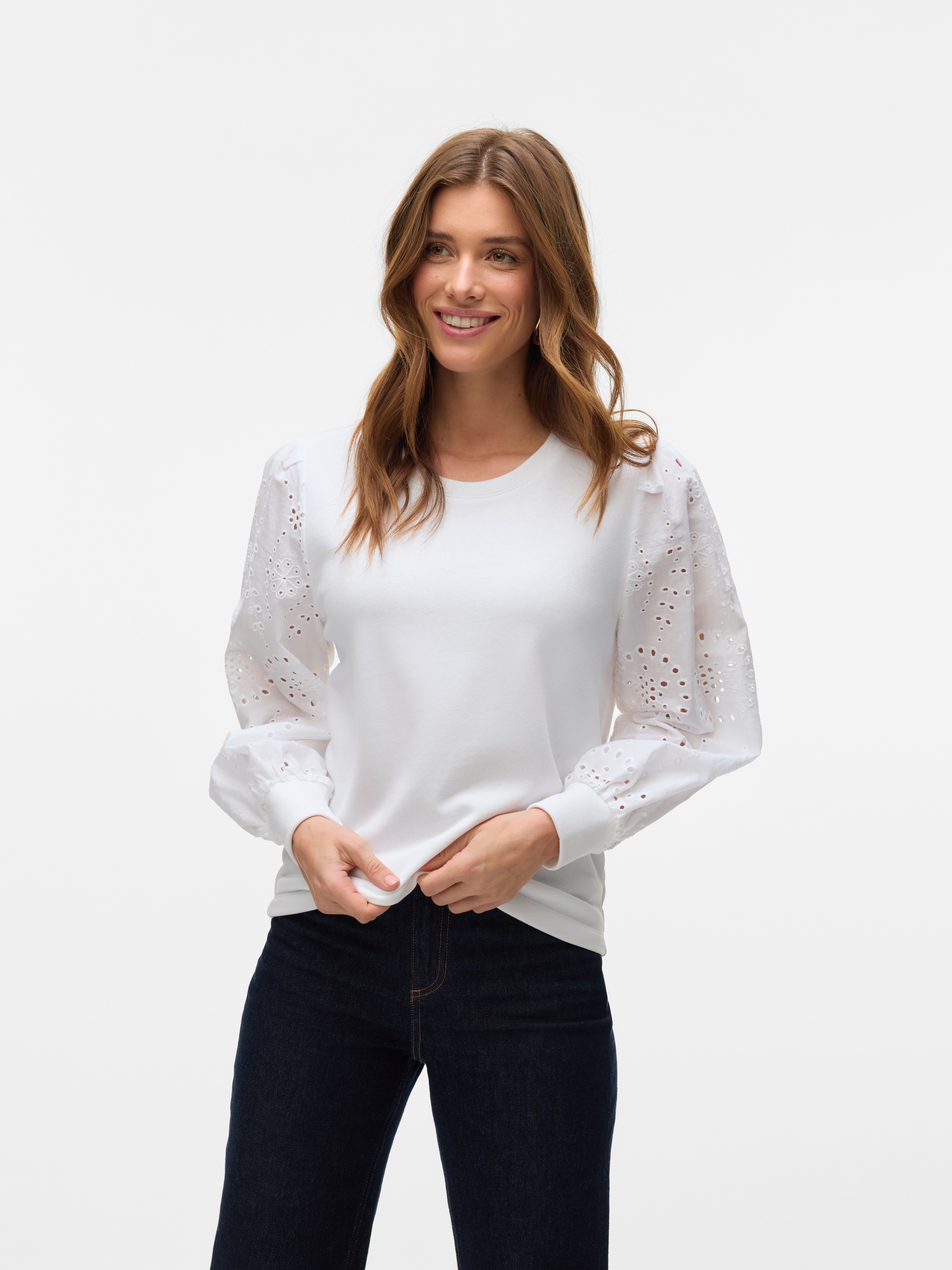 Vero Moda Sweatshirt "VMDAMINE LS SWEAT BOX JRS" günstig online kaufen