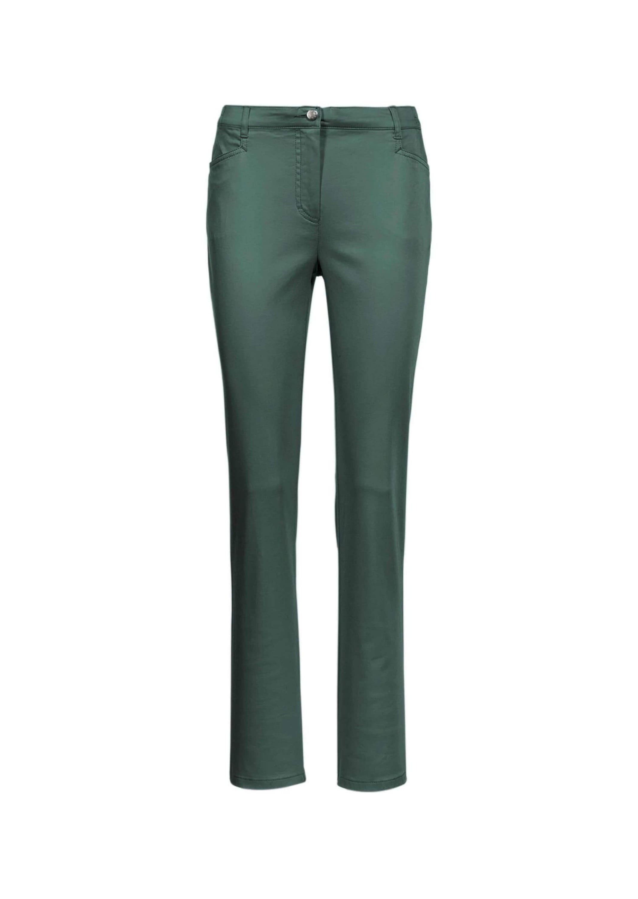 GOLDNER Stoffhose "Baumwollhose mit Dehnbund" Ohne