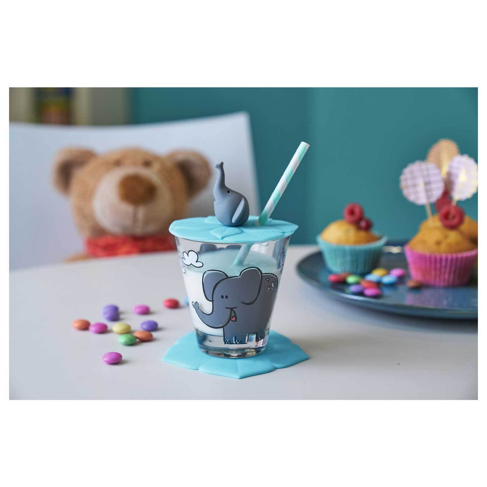 LEONARDO Kinderbecher »Kinderbecher-Deckel Bambini 6er Set bunt«