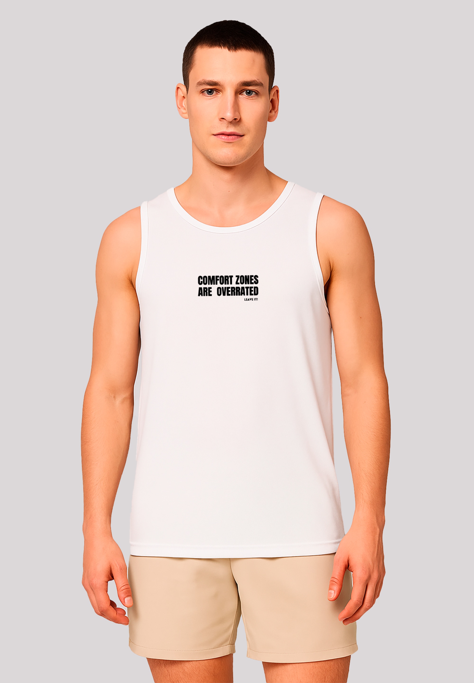 F4NT4STIC Muskelshirt "Sports Comfort Zones Are Overrated Tanktop", Sport S günstig online kaufen