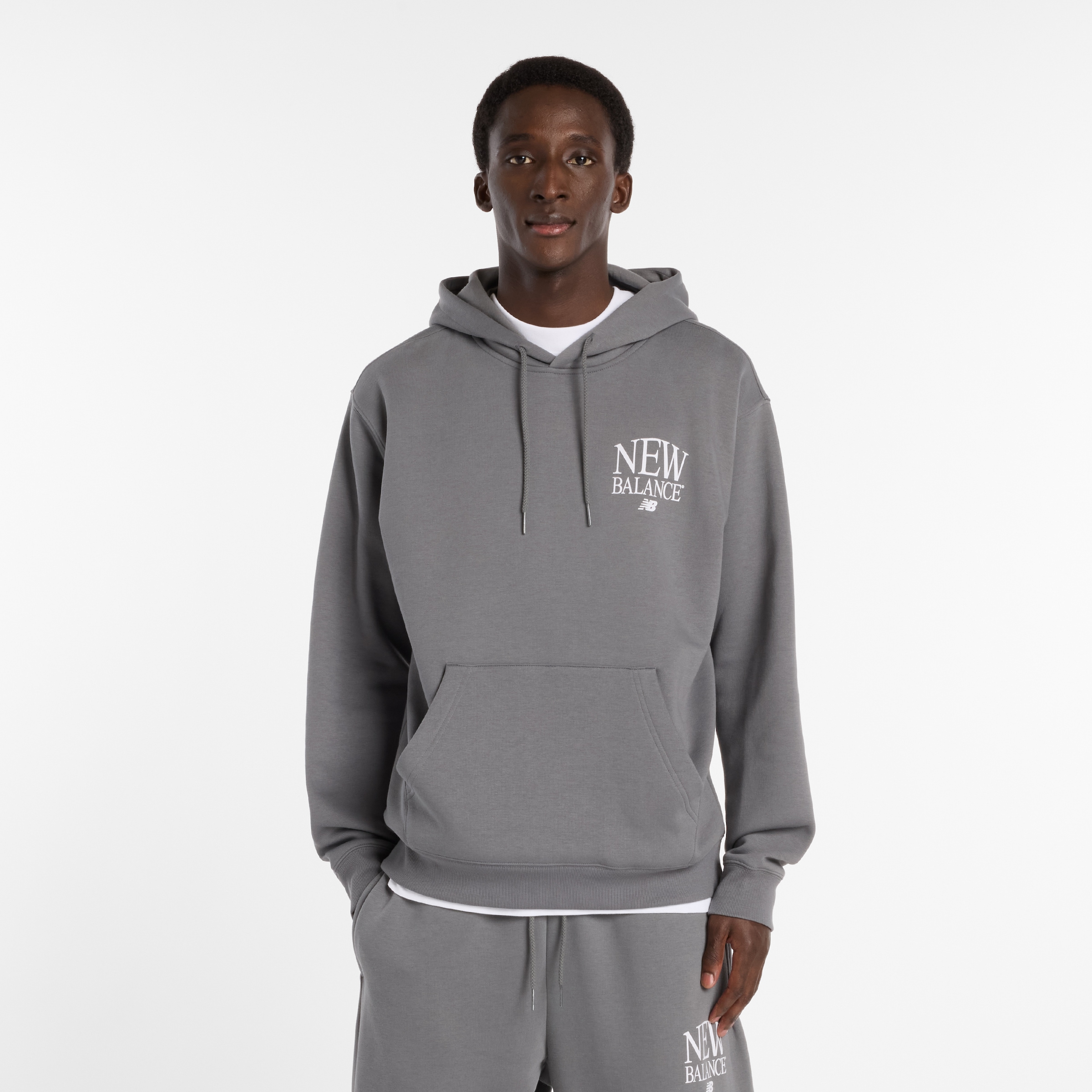 New Balance Kapuzensweatshirt, mit Kapuze, mit Kordelzug, mit Kängurutasche günstig online kaufen