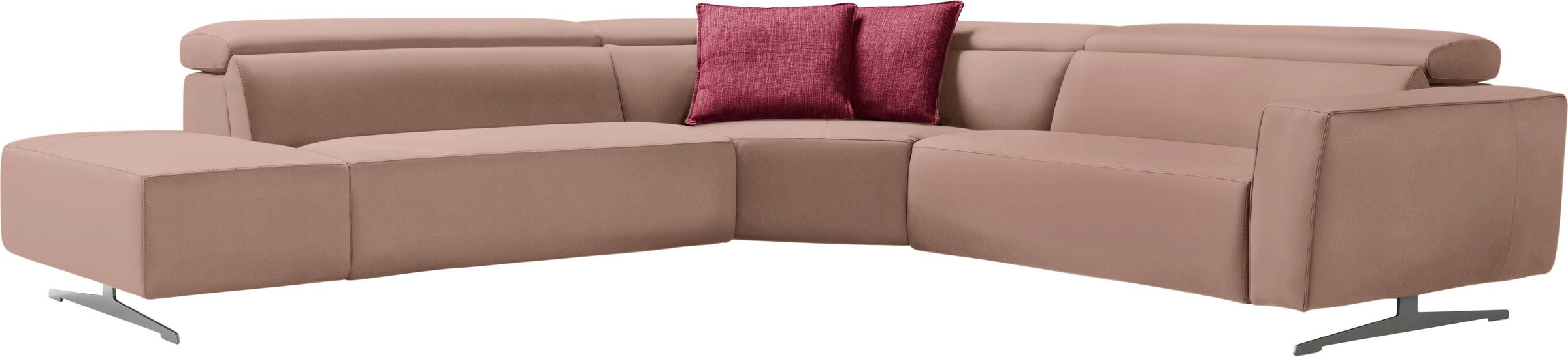 Egoitaliano Ecksofa "Stefanie-e, Designsofa der Extraklasse, bequem mit hoh günstig online kaufen