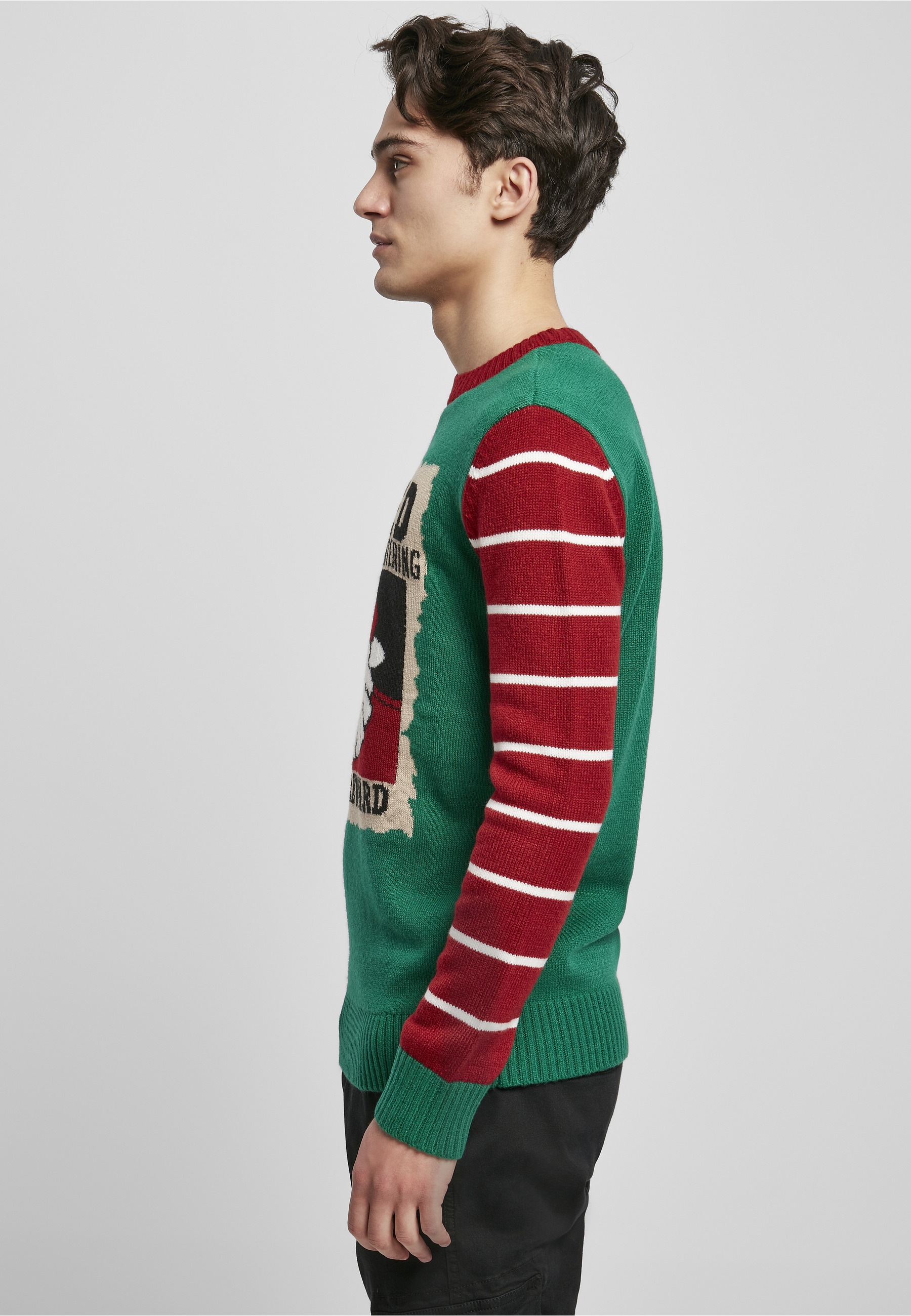 URBAN CLASSICS Rundhalspullover »Urban Classics Herren Wanted Christmas Sweater« 1