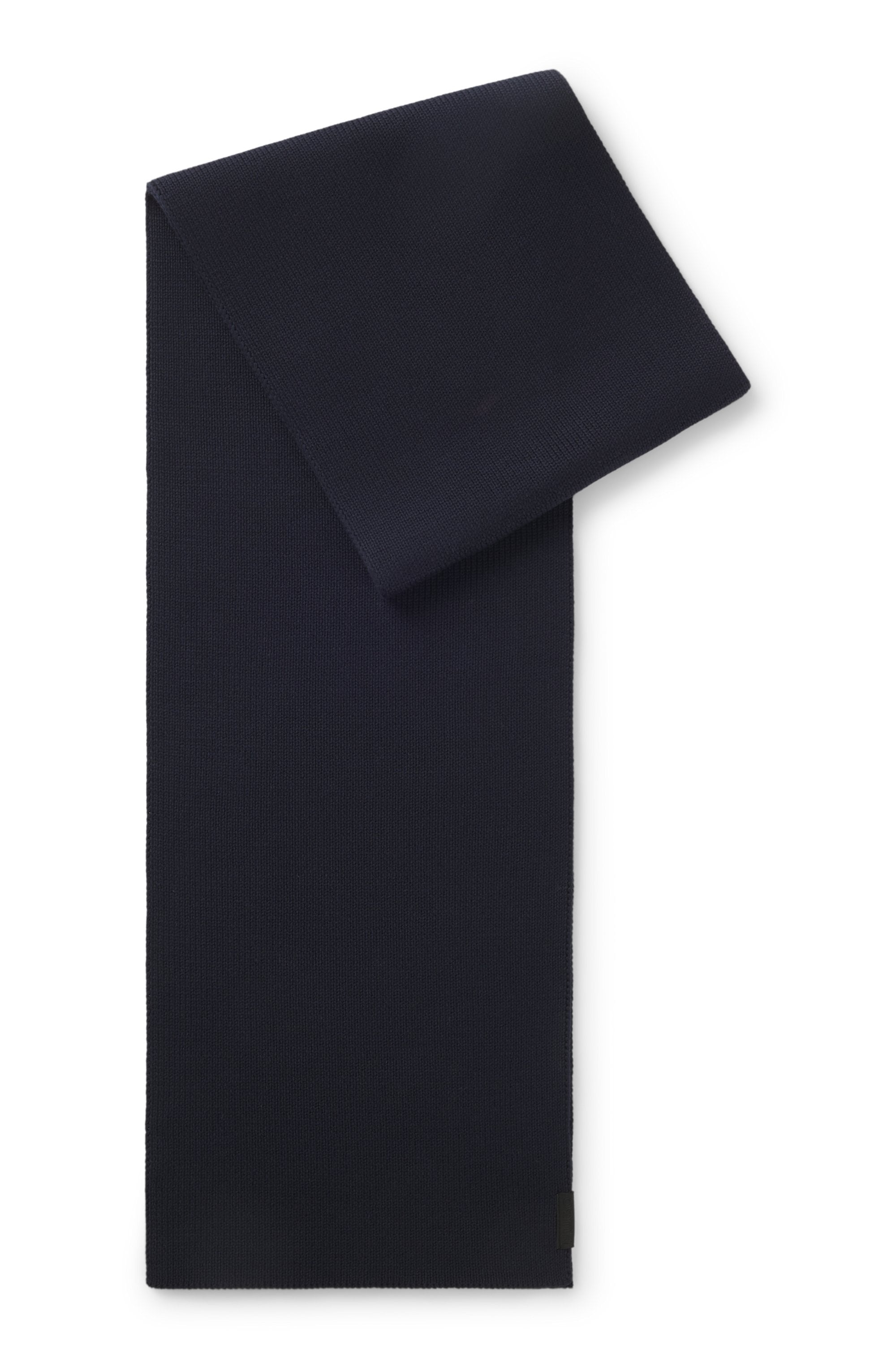 HUGO Strickschal "Zential" aus reiner Baumwolle, unisex