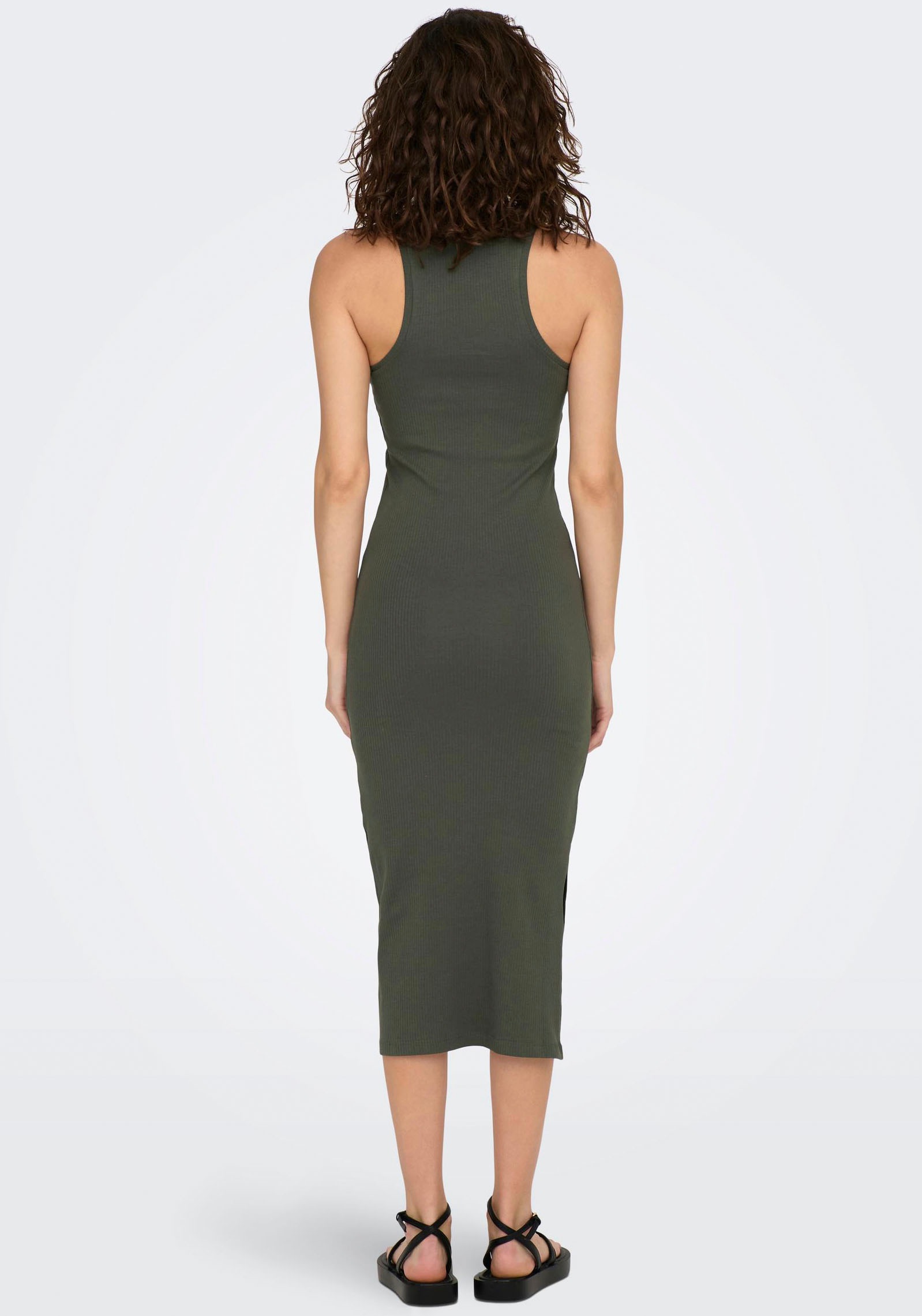ONLY Jerseykleid "ONLBELFAST S/L MIDI DRESS JRS NOOS" günstig online kaufen