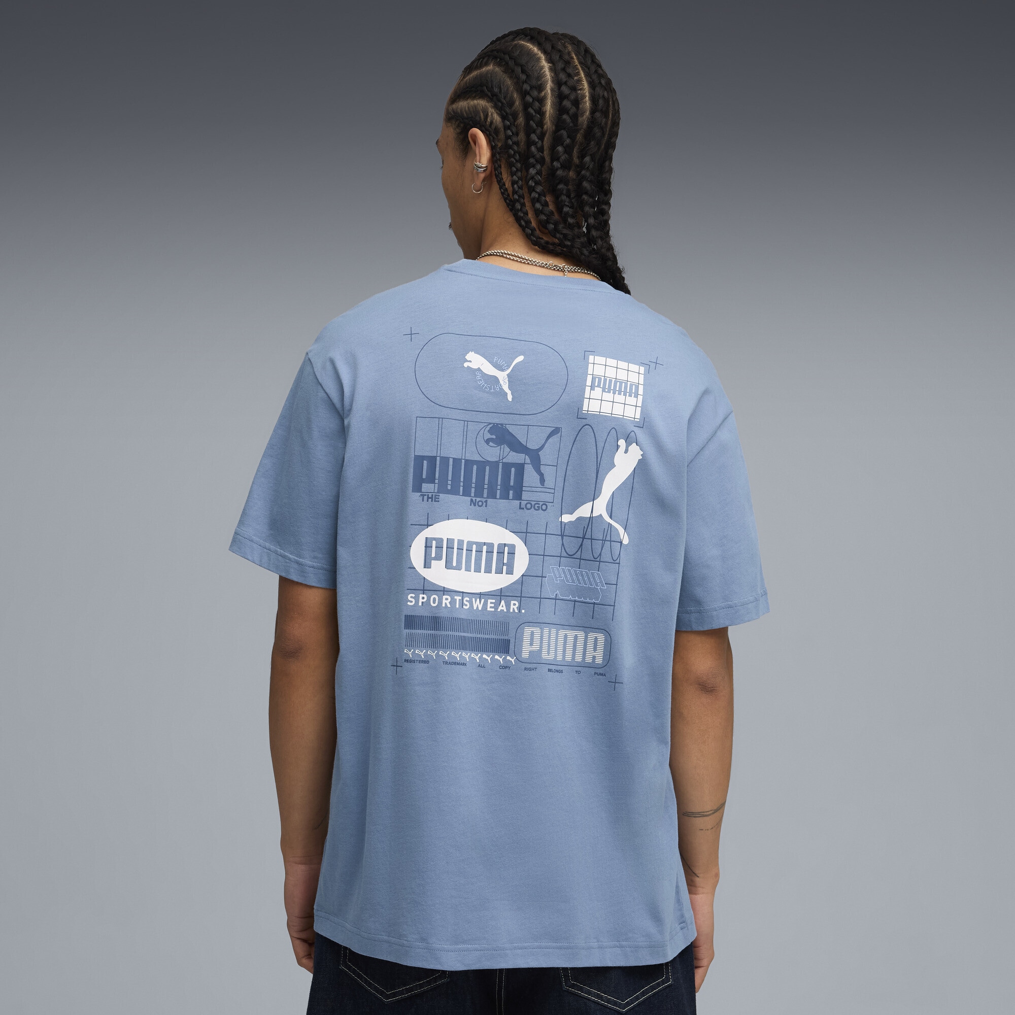 PUMA T-Shirt »Graphic Grid T-Shirt Herren«