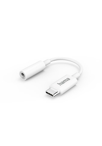 Audio-Adapter »Aux-Adapter USB-C – 3,5-mm-Klinke-Buchse, Weiß«, USB-C zu 3,5-mm-Klinke