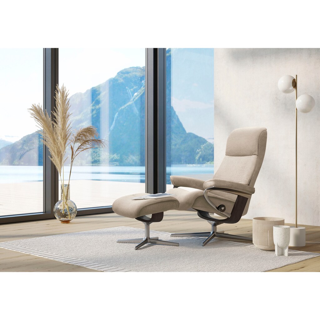 Stressless® Relaxsessel »View«, (Set, Relaxsessel mit Hocker)