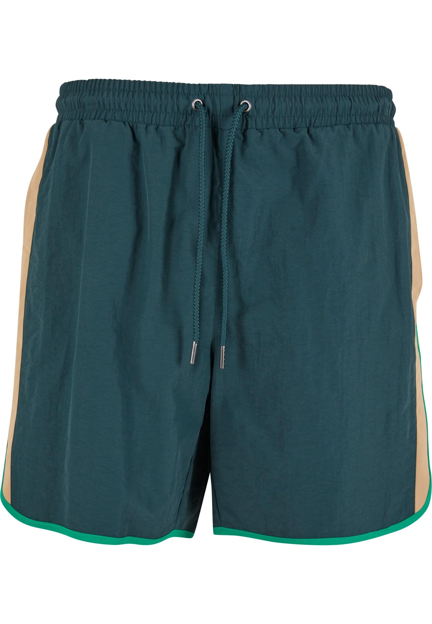 URBAN CLASSICS Badeshorts "Urban Classics Retro Look Swim Shorts" günstig online kaufen