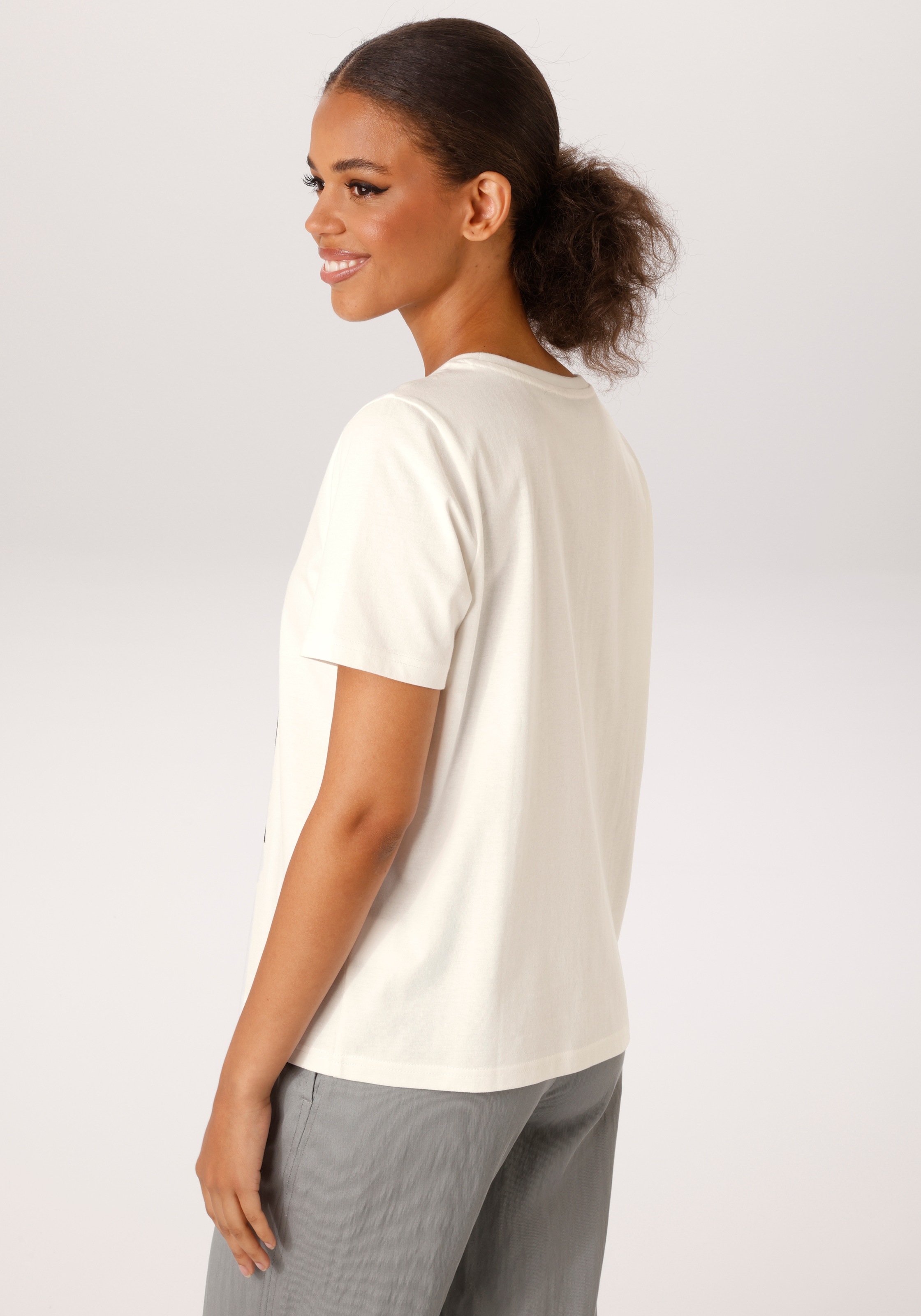 Aniston CASUAL T-Shirt mit "stylischem" Frontdruck - NEUE KOLLEKTION günstig online kaufen
