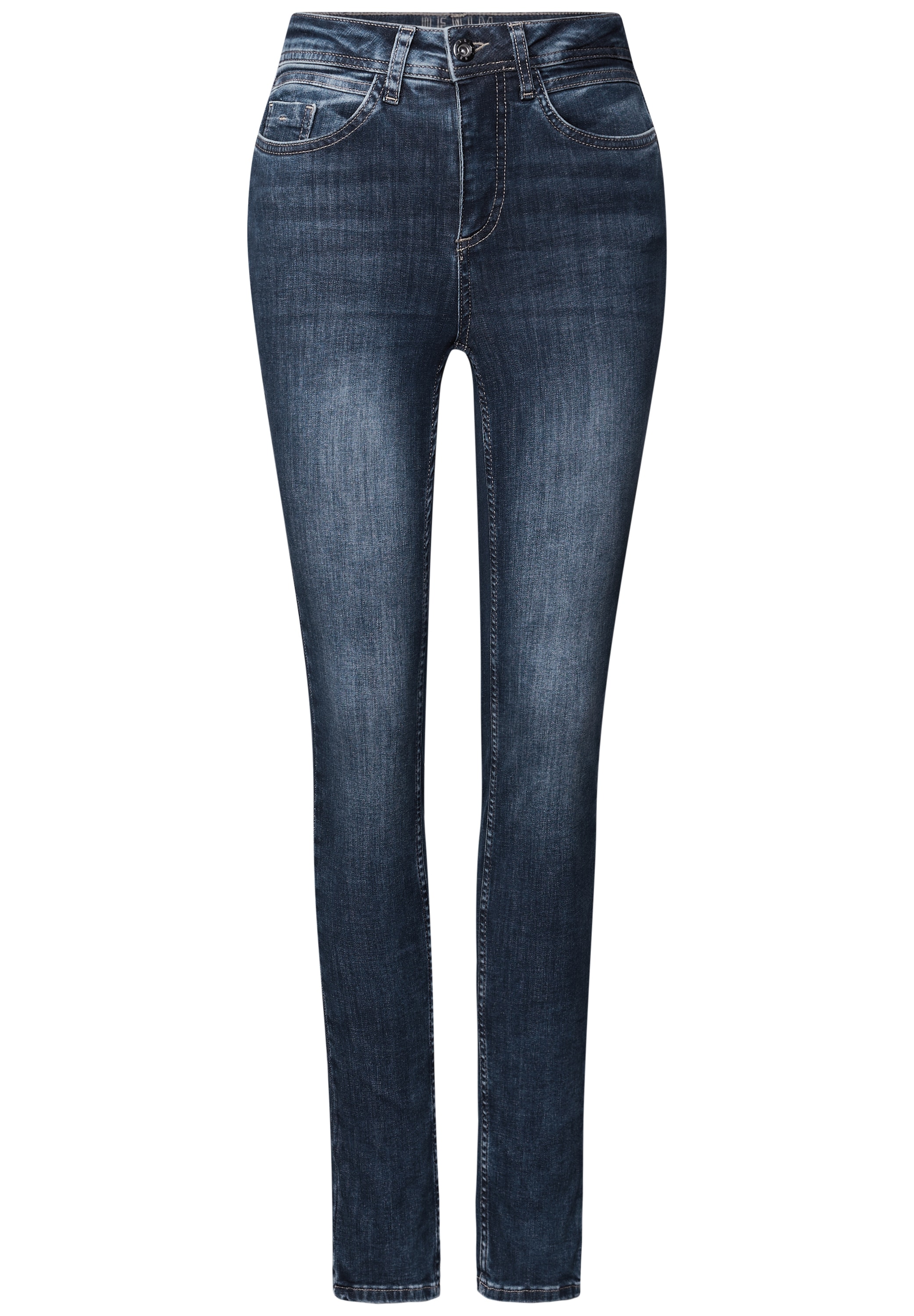 STREET ONE Slim-fit-Jeans, aus Baumwolle mit Stretchanteil