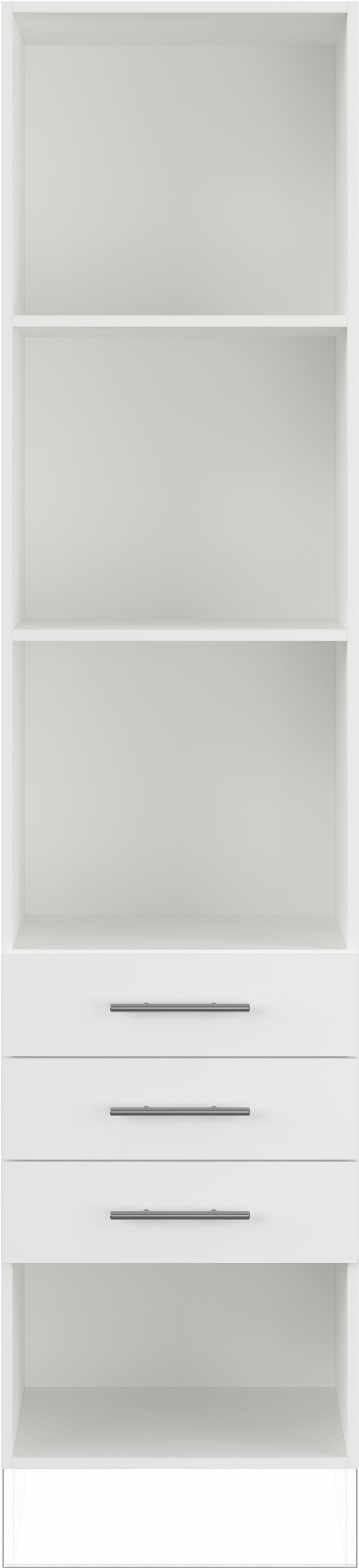 IMPULS KÜCHEN Seitenschrank »"Valencia", Breite/Höhe: 50/205,1 cm, mit Soft-Close«, vormontiert, mit Schubkästen, mit verstellbaren Fachböden