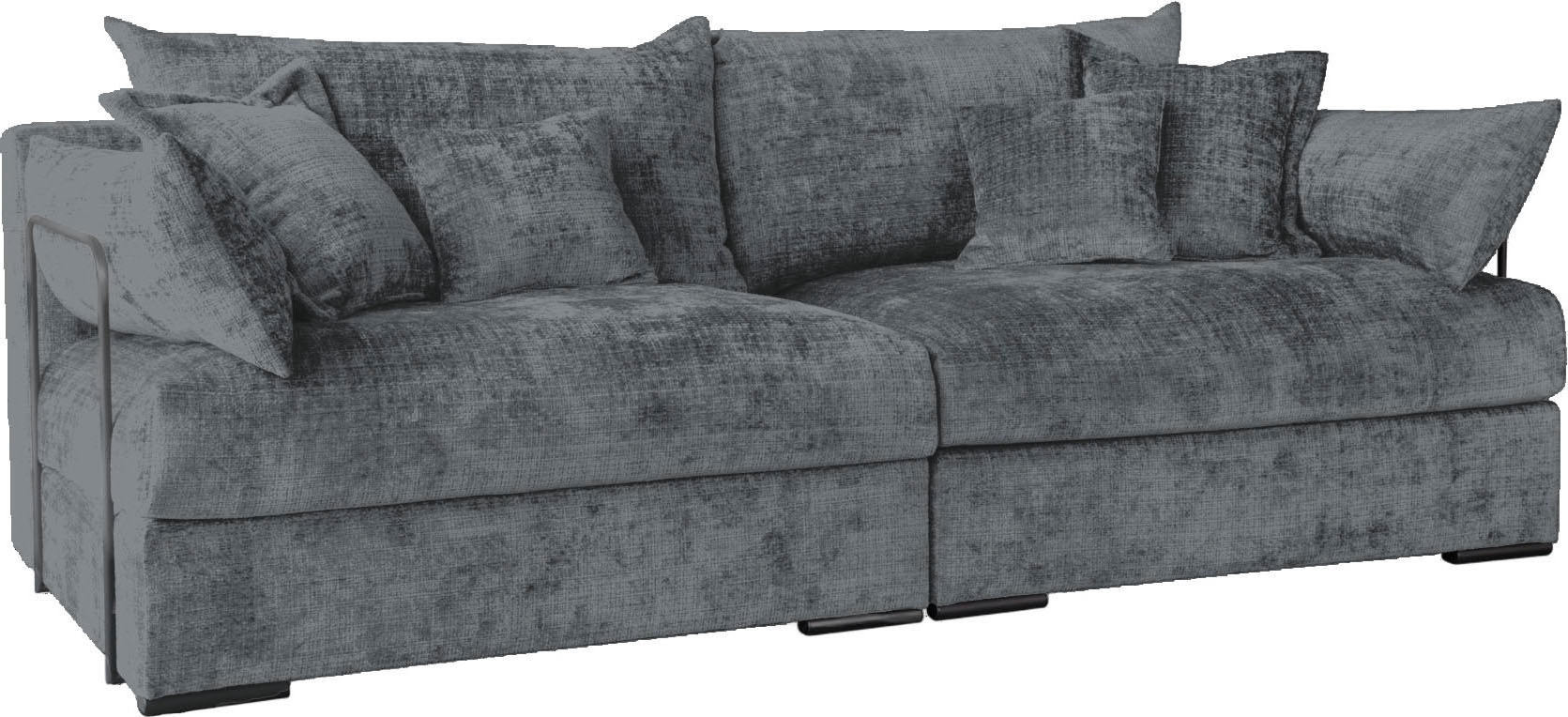 Home affaire Big-Sofa "Casa, Breite 190 cm" Mega-Sofa, in Cord oder Chenill günstig online kaufen