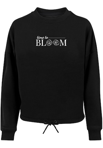Sweater »Merchcode Damen Ladies Time to bloom - Oversize Crewneck«