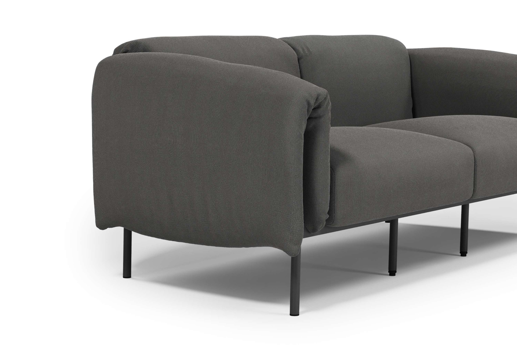 andas 2-Sitzer »Lumi«, Outdoor Gartensofa, wetterfeste Materialien, Breite 186 cm