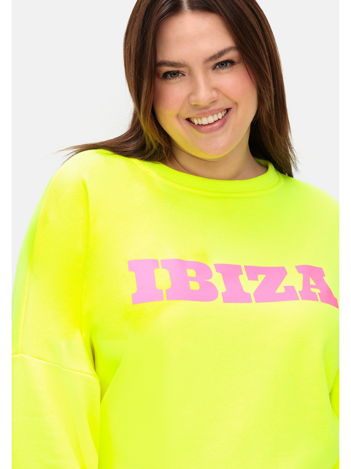 Sheego Sweatshirt »Große Größen«, in Oversizeform, aus Baumwolle