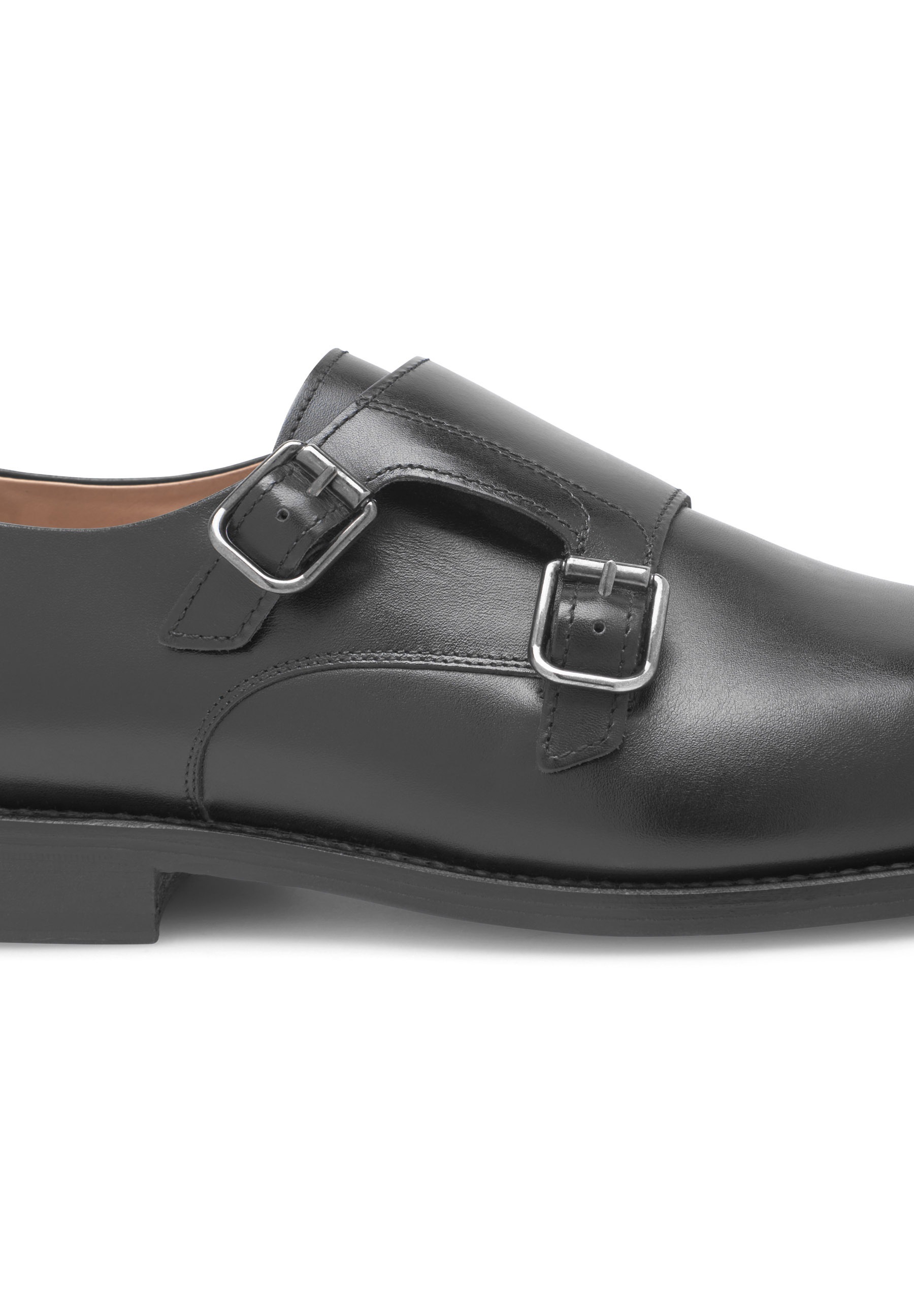 Henry Stevens Schnürschuh »Winston CDM«, Herren Businessschuh Double Monk Strap handgefertigt, Lederschuh