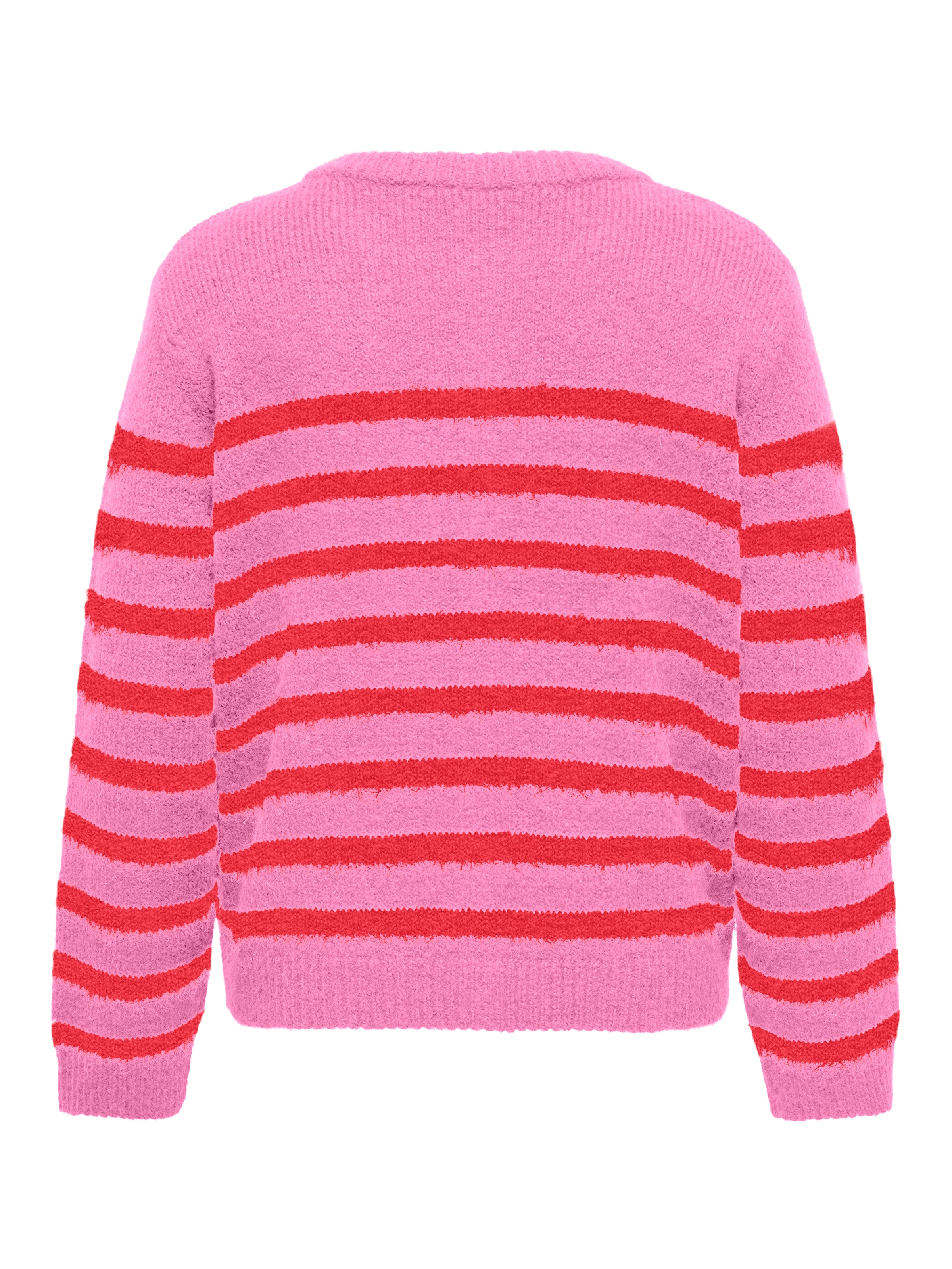 ONLY CARMAKOMA Strickjacke »CARMAGGIE LS BASEBALL NECK CARDI KNT« Materialmix, regular fit
