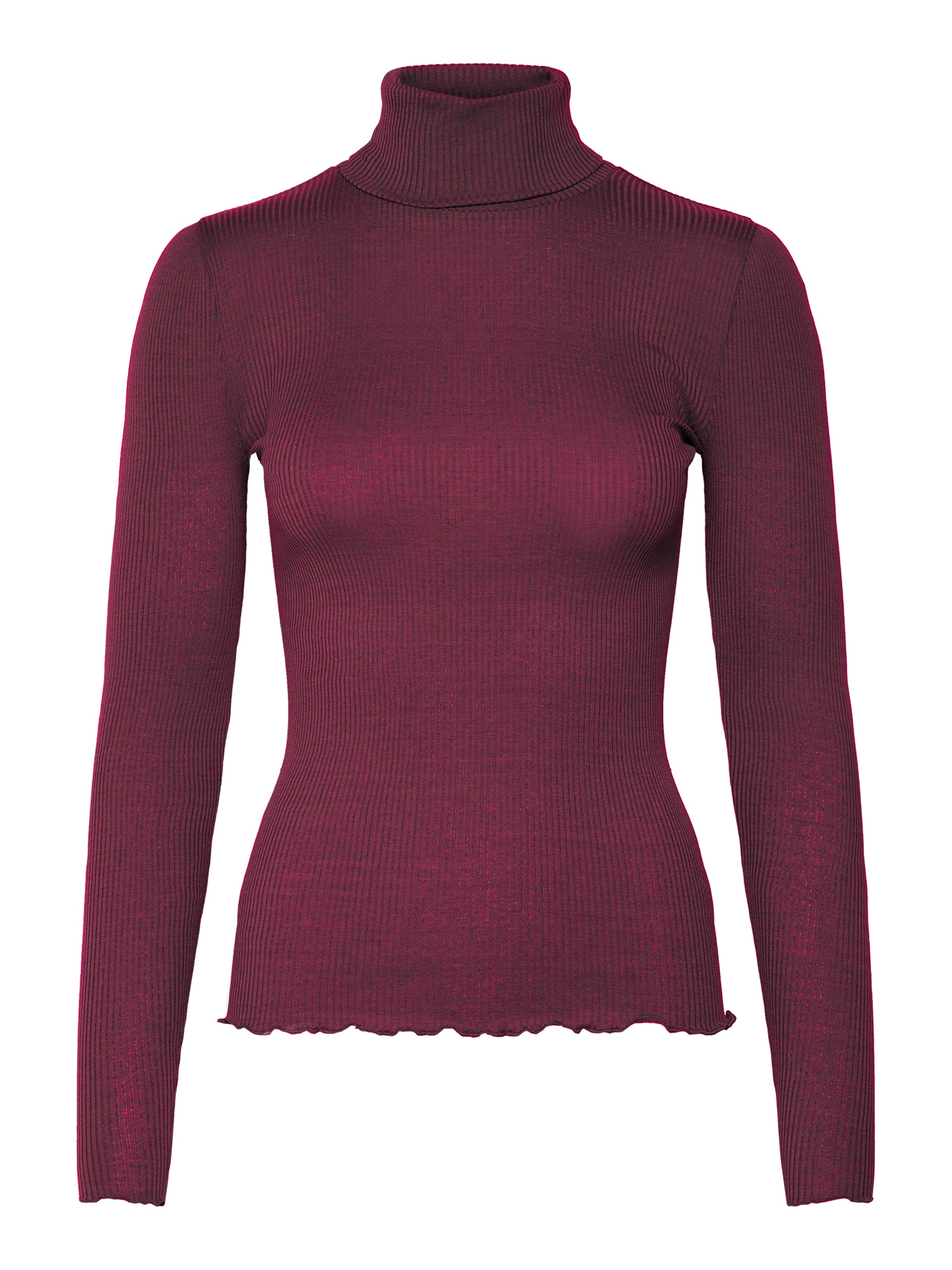 rosemunde Rollkragenshirt "Beatha silk shirt" Langarm Rolli, bequem, femini günstig online kaufen