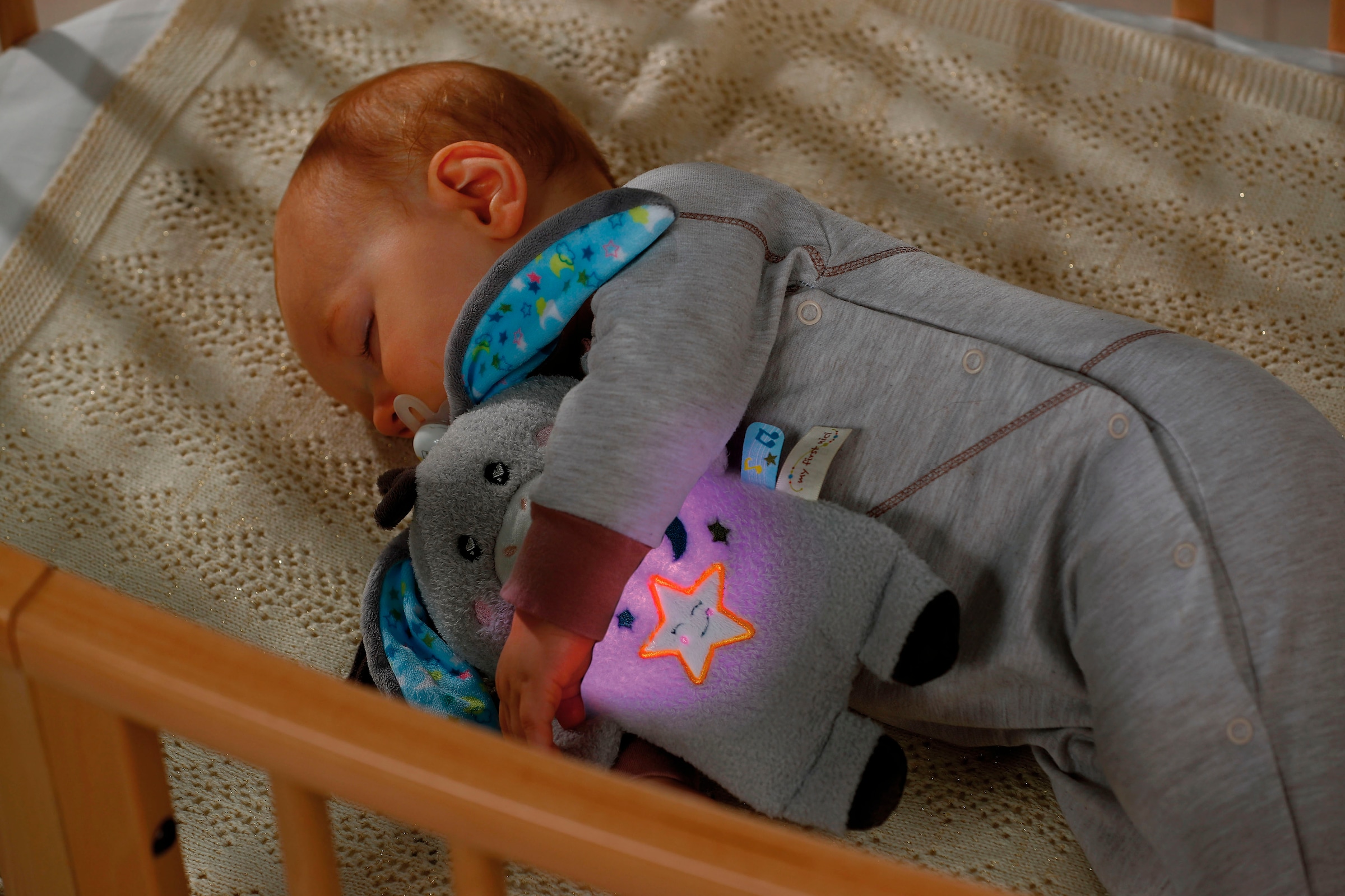 Nici Kuscheltier »My First NICI, Esel Littledoo 25 cm«, Baby Einschlafhilfe; mit Licht und Sound