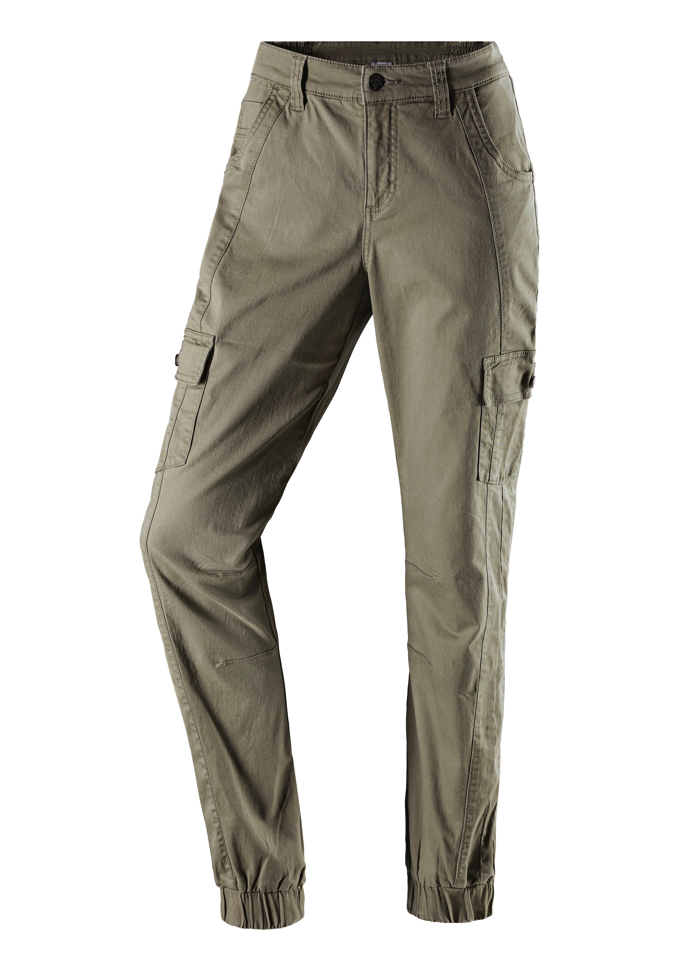 Vivance active Trekkinghose »Cargo Jeans Optik«, Baumwollmix mit Cargo Taschen