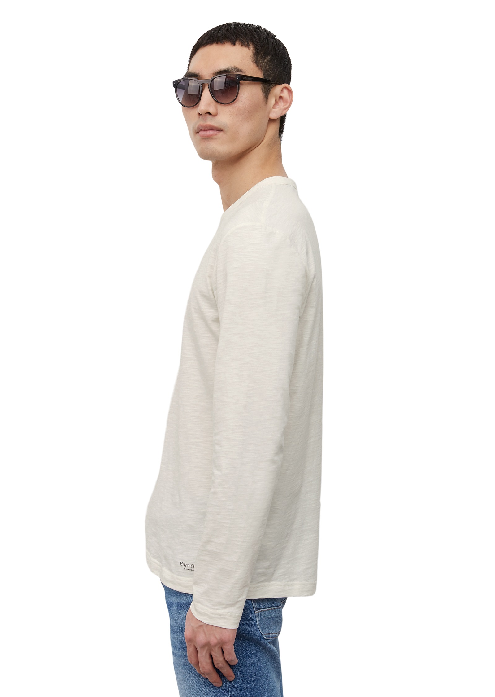 Marc O'Polo Langarmshirt »in softer Slub-Jersey-Qualität«