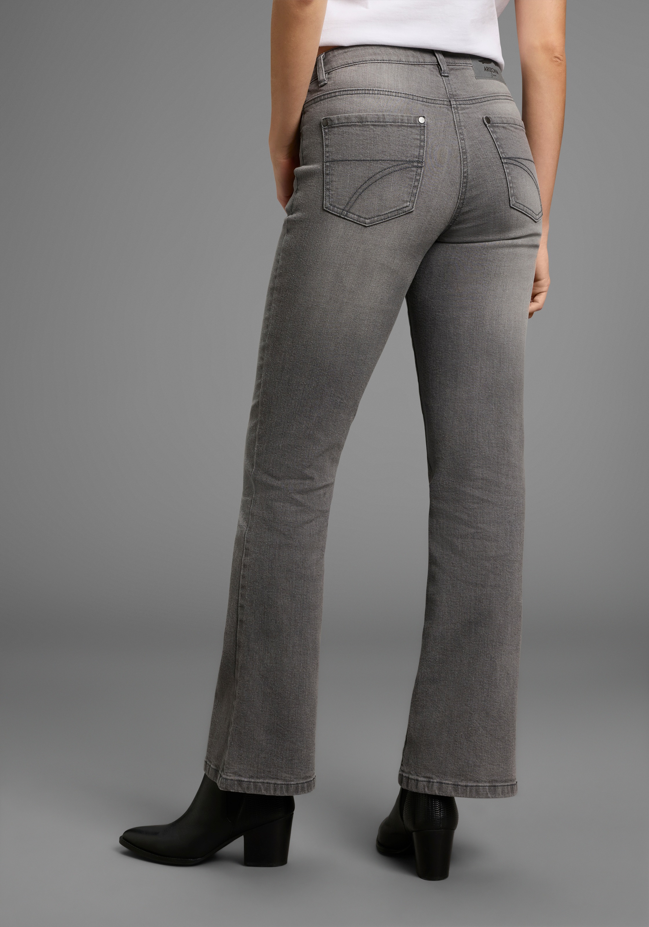 Arizona Bootcut-Jeans, hohe Leibhöhe günstig online kaufen