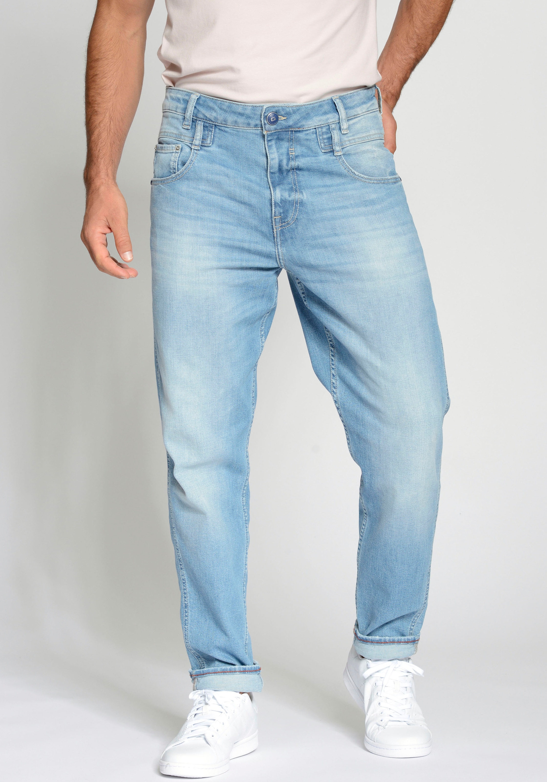 Stretch-Jeans »94MARCO«, im relaxten 5-Pocket Style mit doppelter Gürtelschlaufe