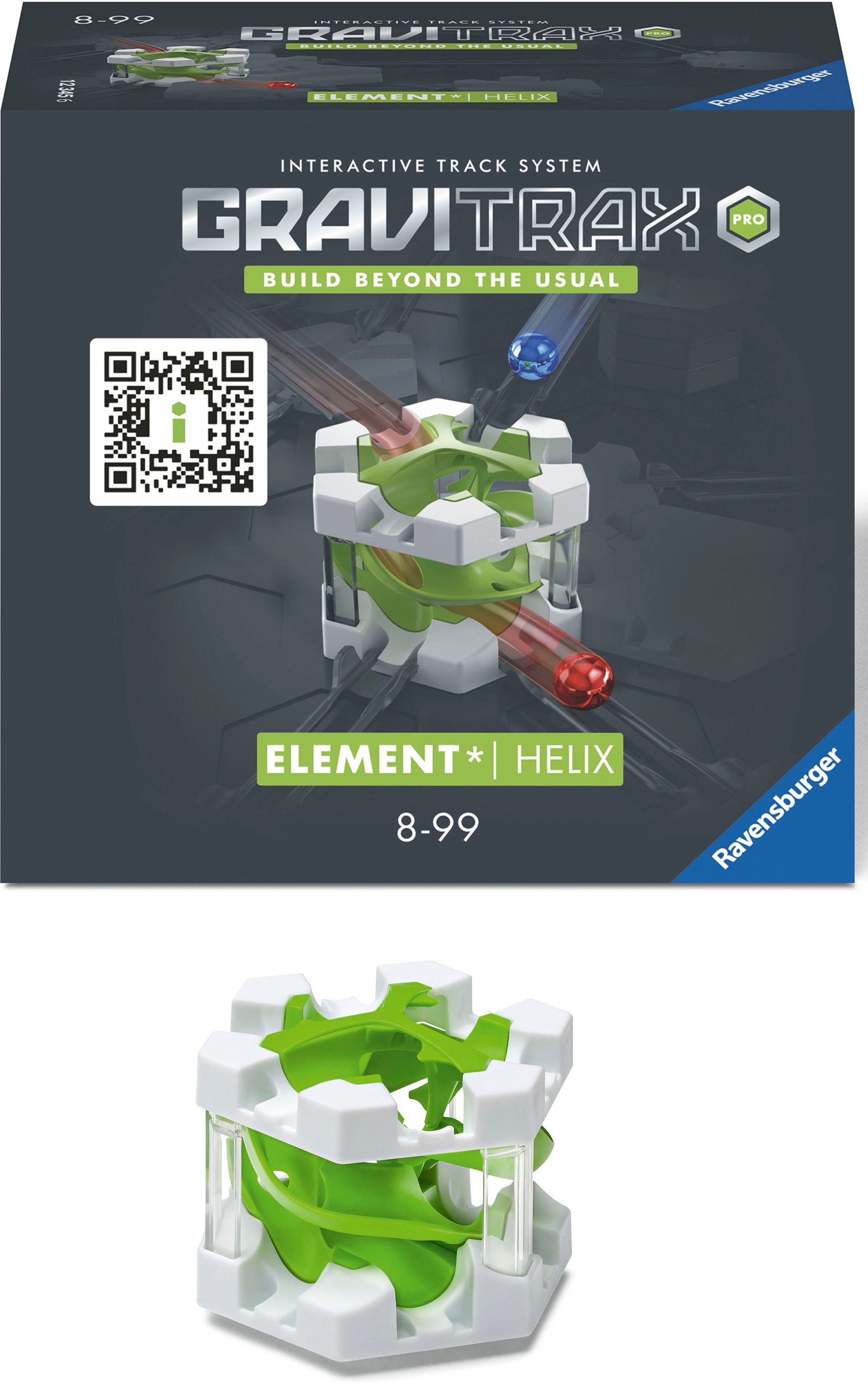 Ravensburger Kugelbahn-Bausatz »GraviTrax PRO Element Helix«, Made in Europe