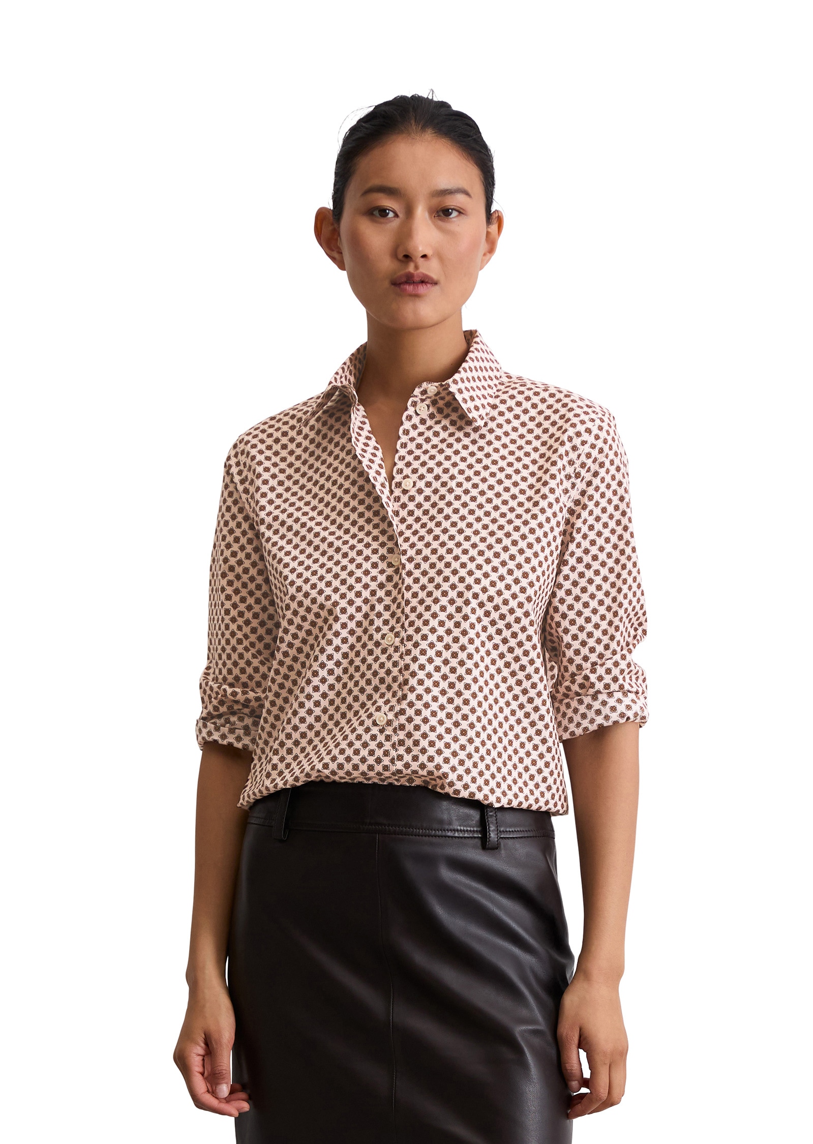 Marc OPolo Langarmbluse "aus Papertouch-Popeline" günstig online kaufen