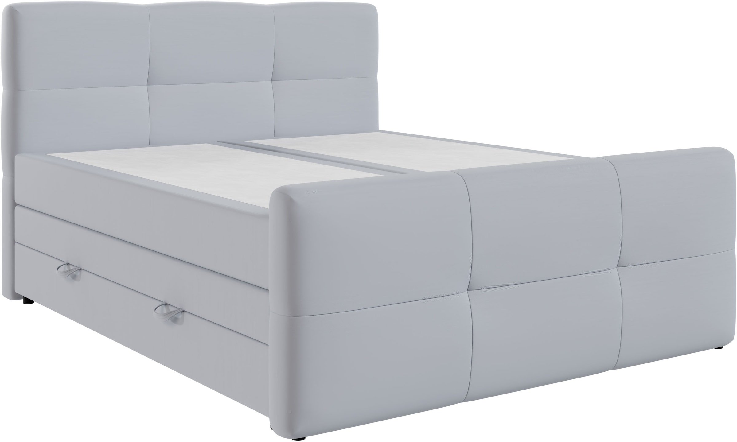 FORTE Boxspringbett »STAR erhältlich in den Breiten 140cm, 160cm & 180cm, inkl. Bettkasten« inkl. Fußteil, erhältlich in verschiedenen Farben